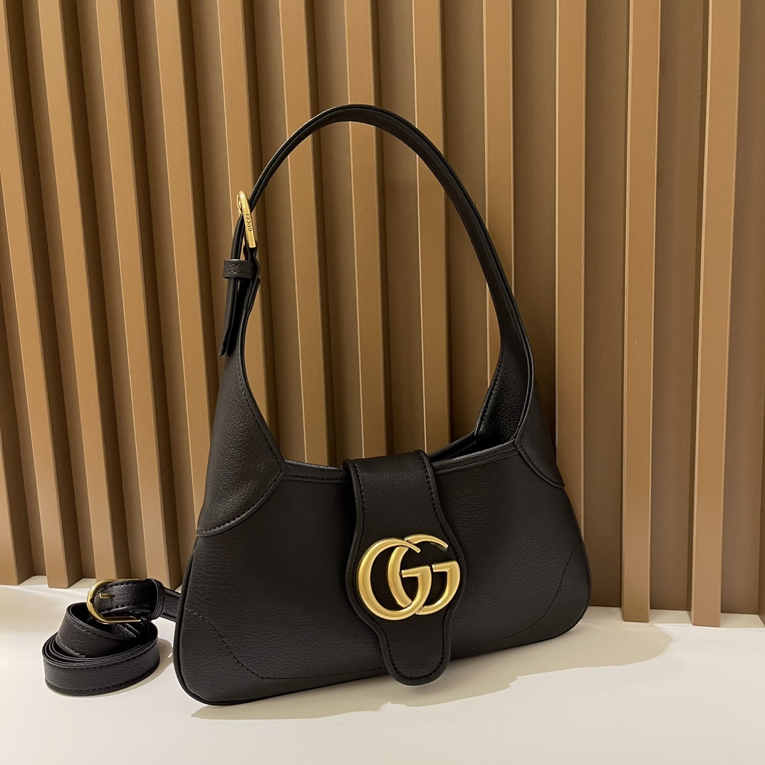 Gvc*1 APHRODITE SHOULDER BAG BLACK 27 X 13.5 X 2 cm
