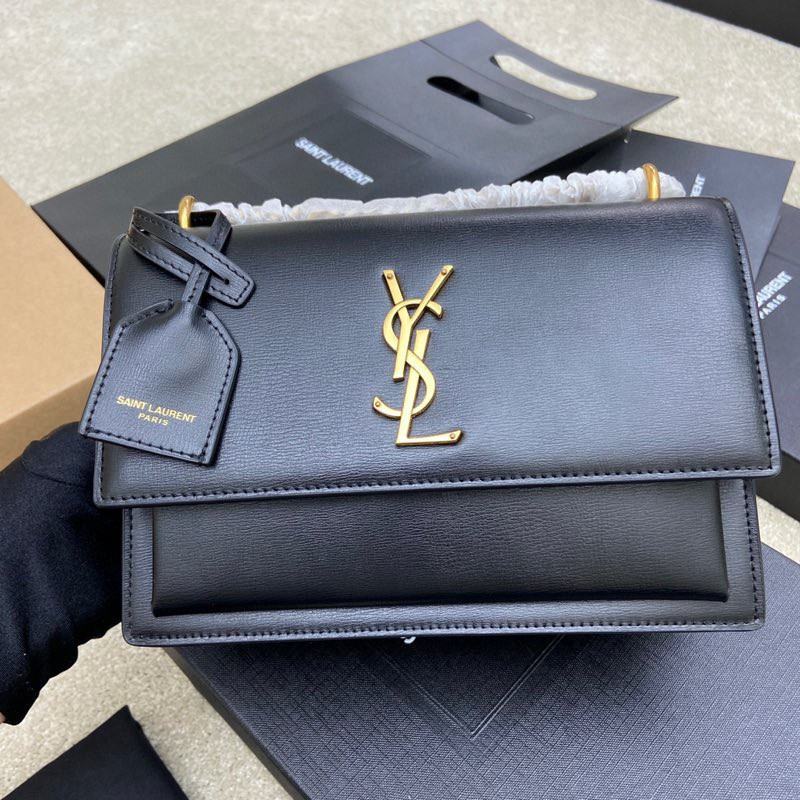 Y51 SUNSET MEDIUM IN COATED-BARK LEATHER 8 X 6.2 X 2.5 INCHES