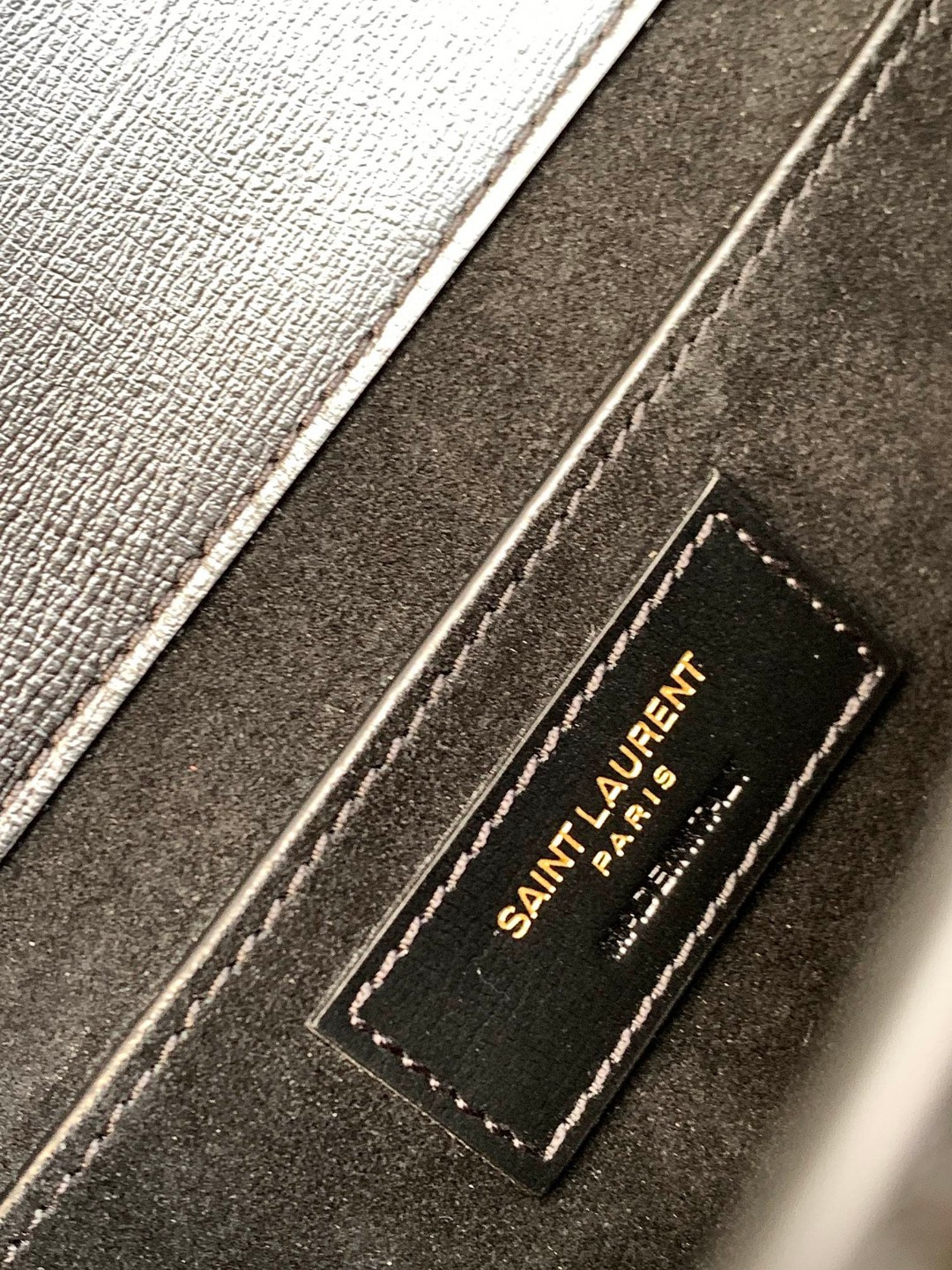 Y51 SUNSET LARGE IN SMOOTH LEATHER BLACK 10.6 X 7 X 3.1 INCHES