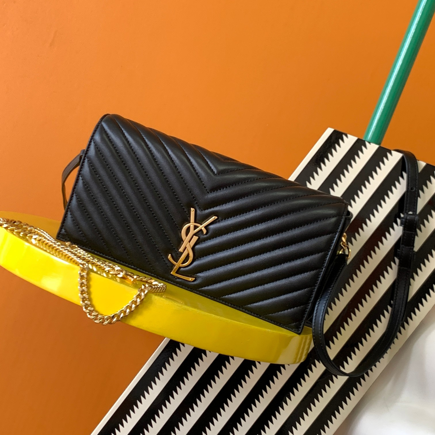 Y51 KATE 99 IN QUILTED NAPPA LEATHER 10.2 X 5.3 X 1.7 INCHES
