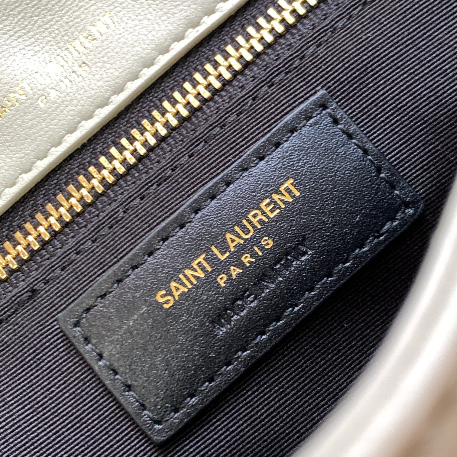 Y51 KATE 99 IN QUILTED NAPPA LEATHER WHITE 10.2 X 5.3 X 1.7 INCHES