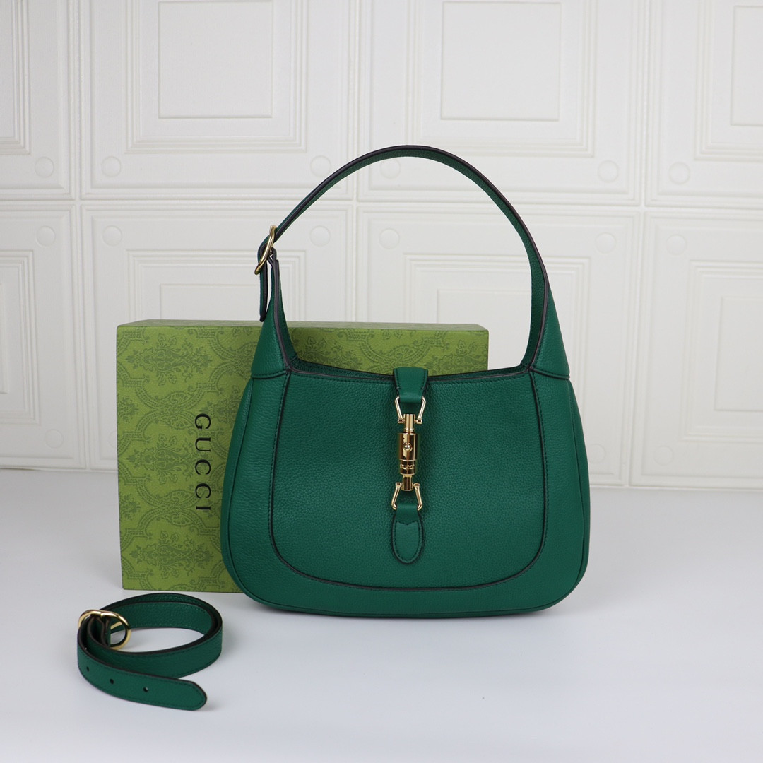 Gvc*1 JACKIE SMALL SHOULDER BAG Green 10.8"W x 7.5"H x 1.6"D