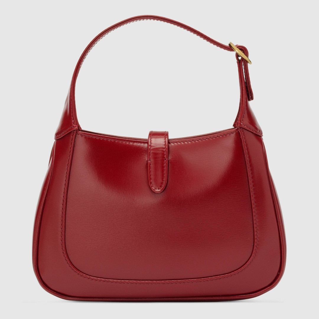 Gvc*1 JACKIE 1961 MINI SHOULDER BAG RED 7.5"W x 5.1"H x 1.2"D