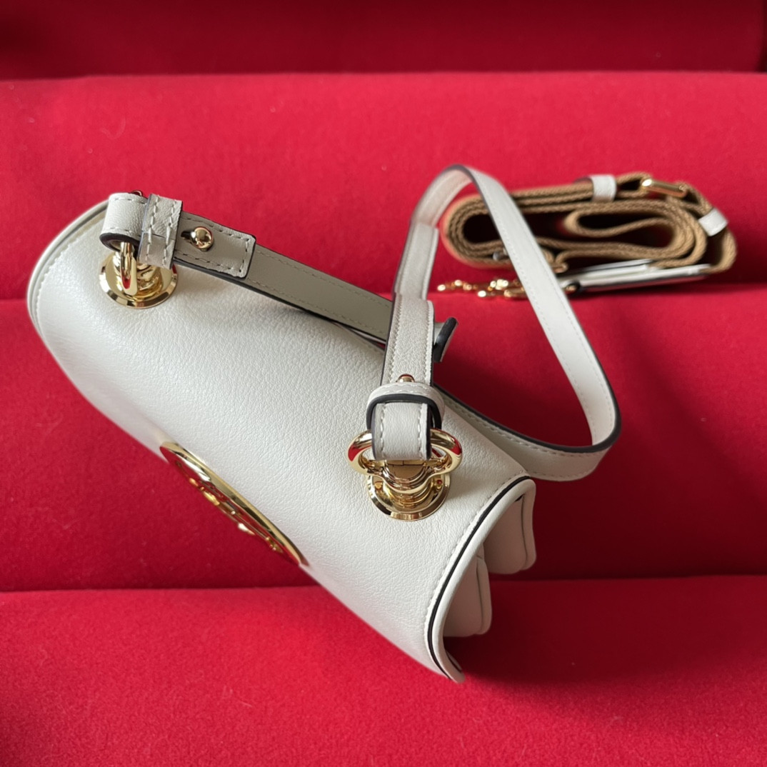 Gvc*1 BLONDIE MINI BAG WHITE 8.7"W x 5.1"H x 2.2"D