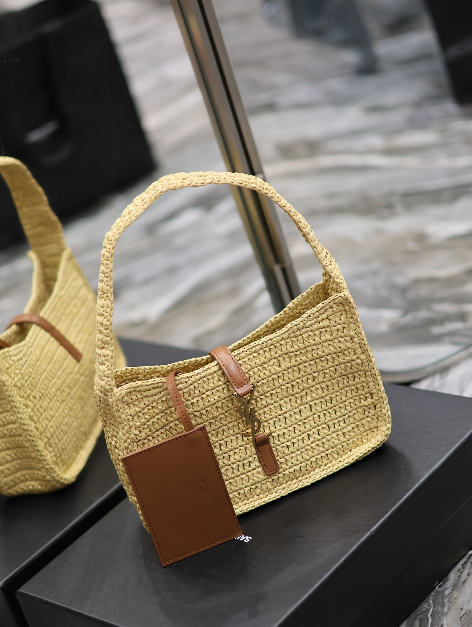 Y51 LE 5 À 7 MINI IN RAFFIA Color Natural 9.06x6.30x2.56 INCHES
