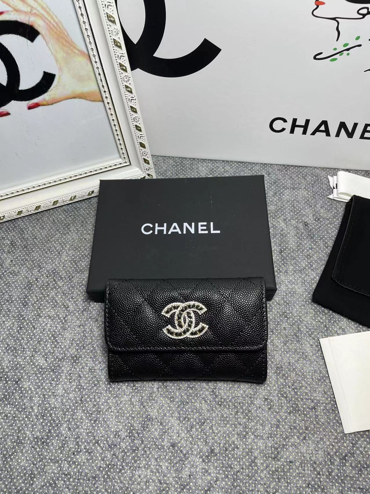 Ch**el COIN PURSE 11×8.5×3cm