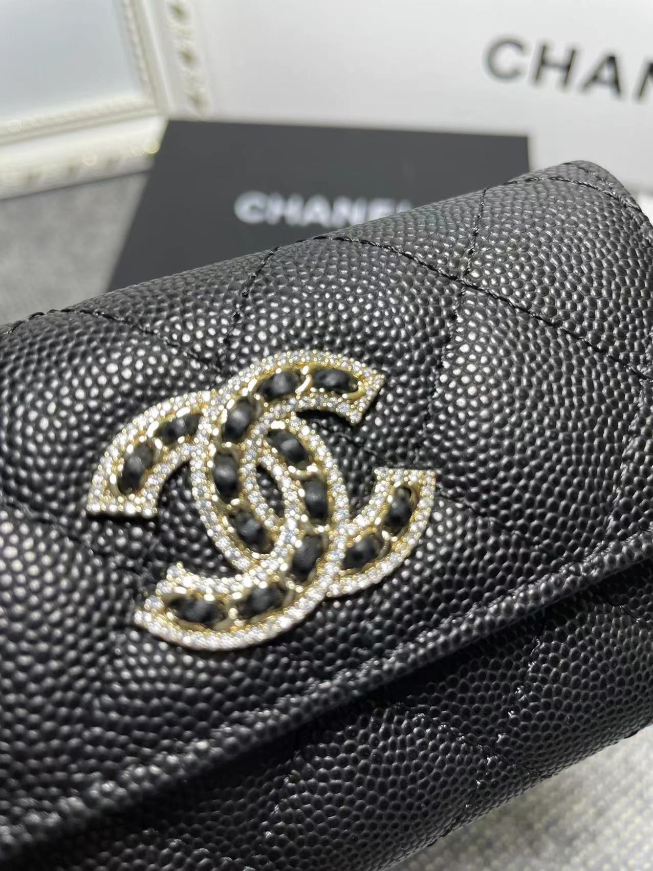 Ch**el COIN PURSE 11×8.5×3cm