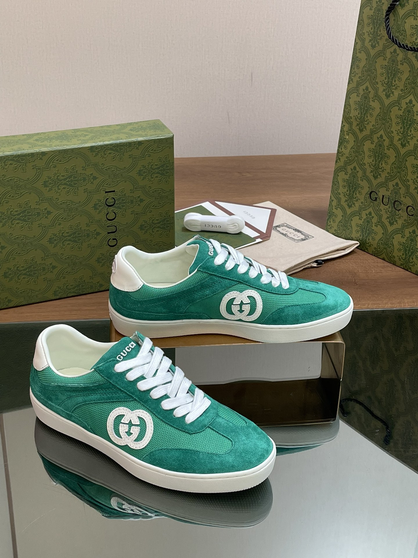 UA Gvc*1 INTERLOCKING G SNEAKER Green