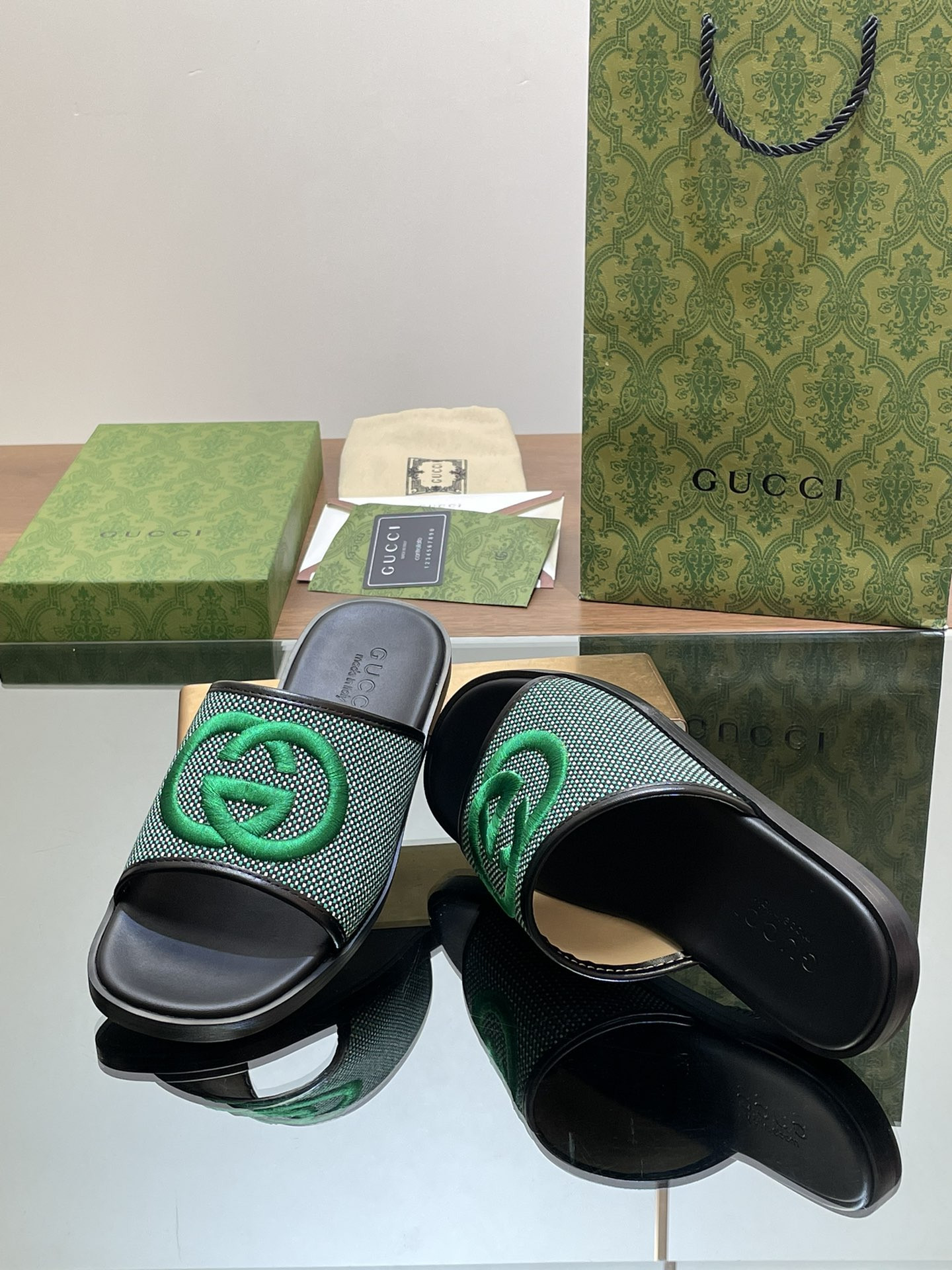 UA Gvc*1 INTERLOCKING G SLIDE SANDAL