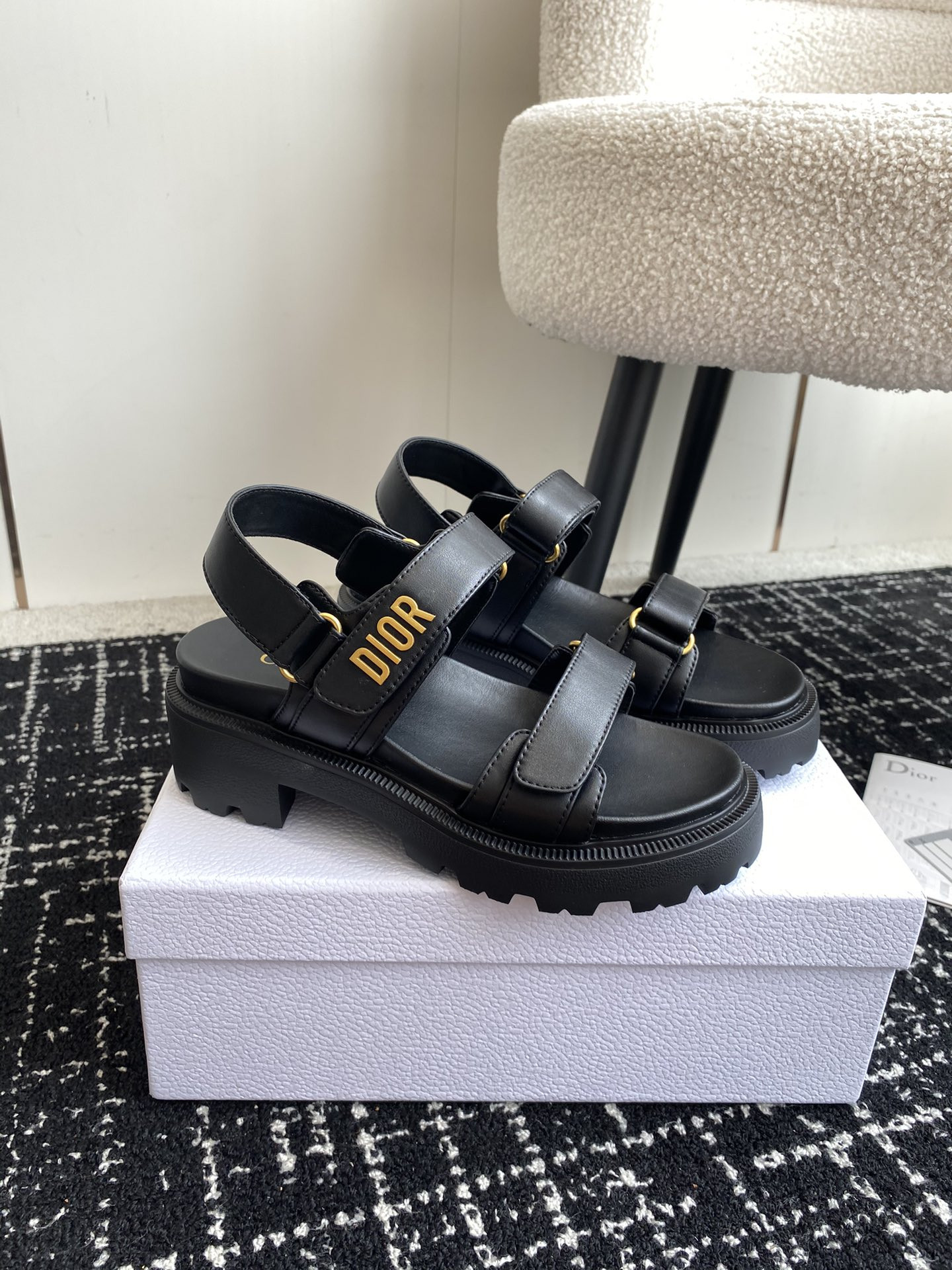 UA D10ract Platform Sandal Black