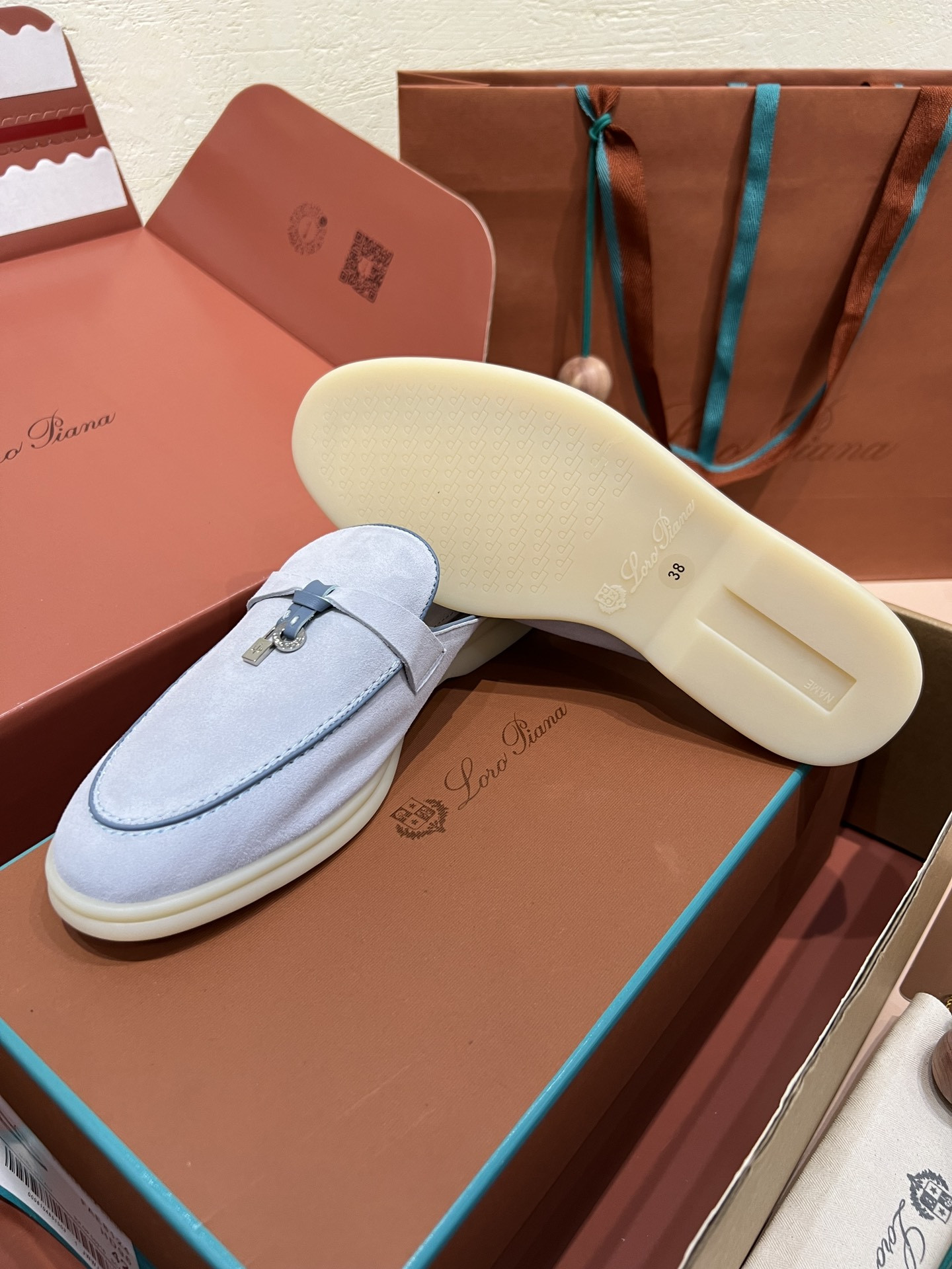 UA L0r0 P1ana Babouche Charms Walk Loafers