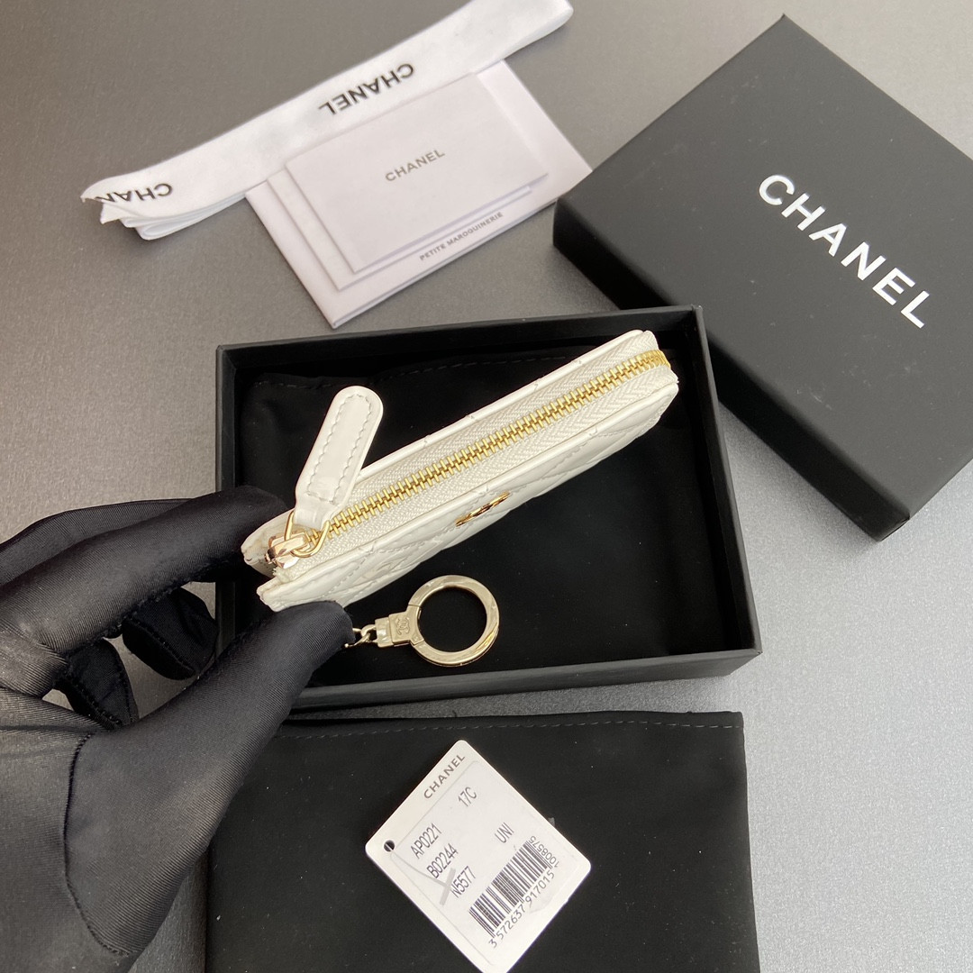 Ch**el Card holder 11.5×7.5×1.5cm