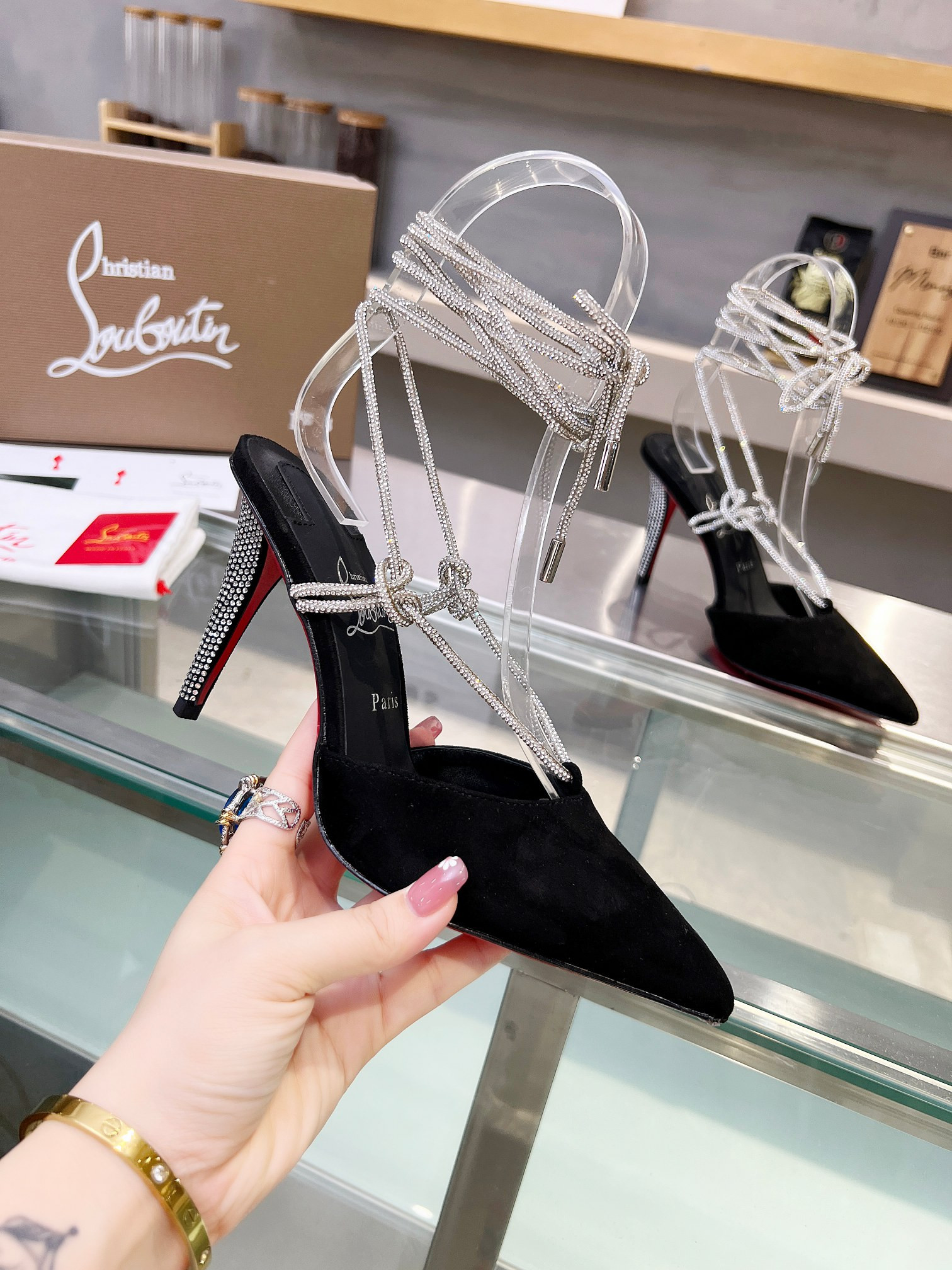 ua chr1st1an louboutin cl red-botT0m shoes