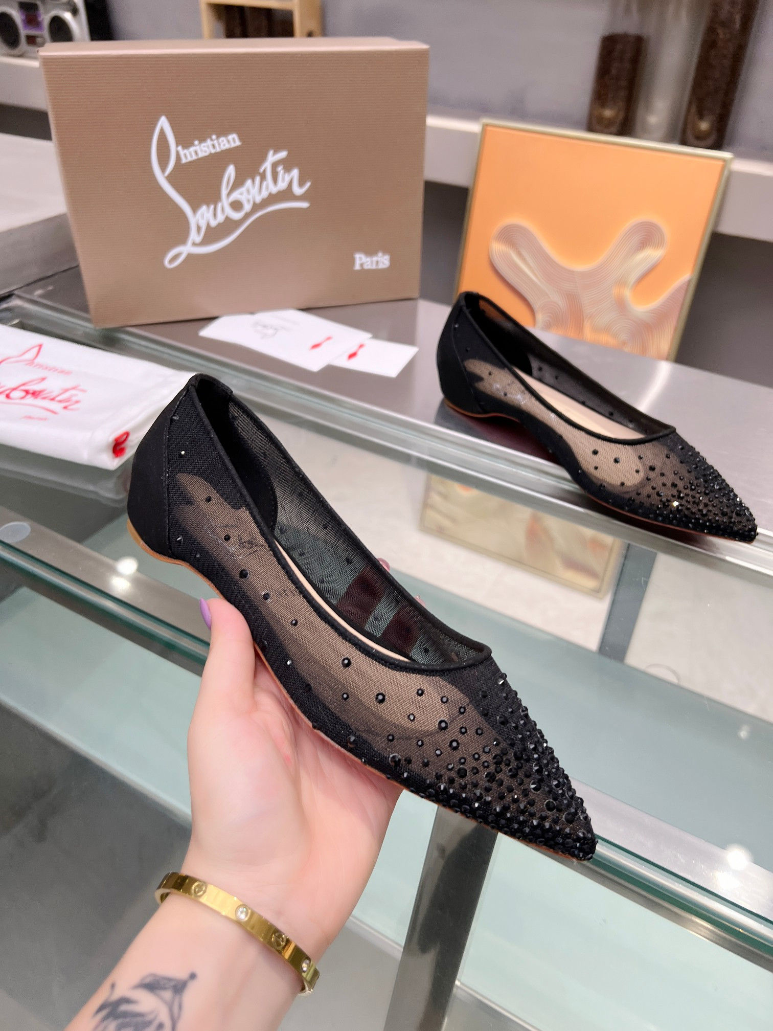 ua chr1st1an louboutin cl red-botT0m shoes