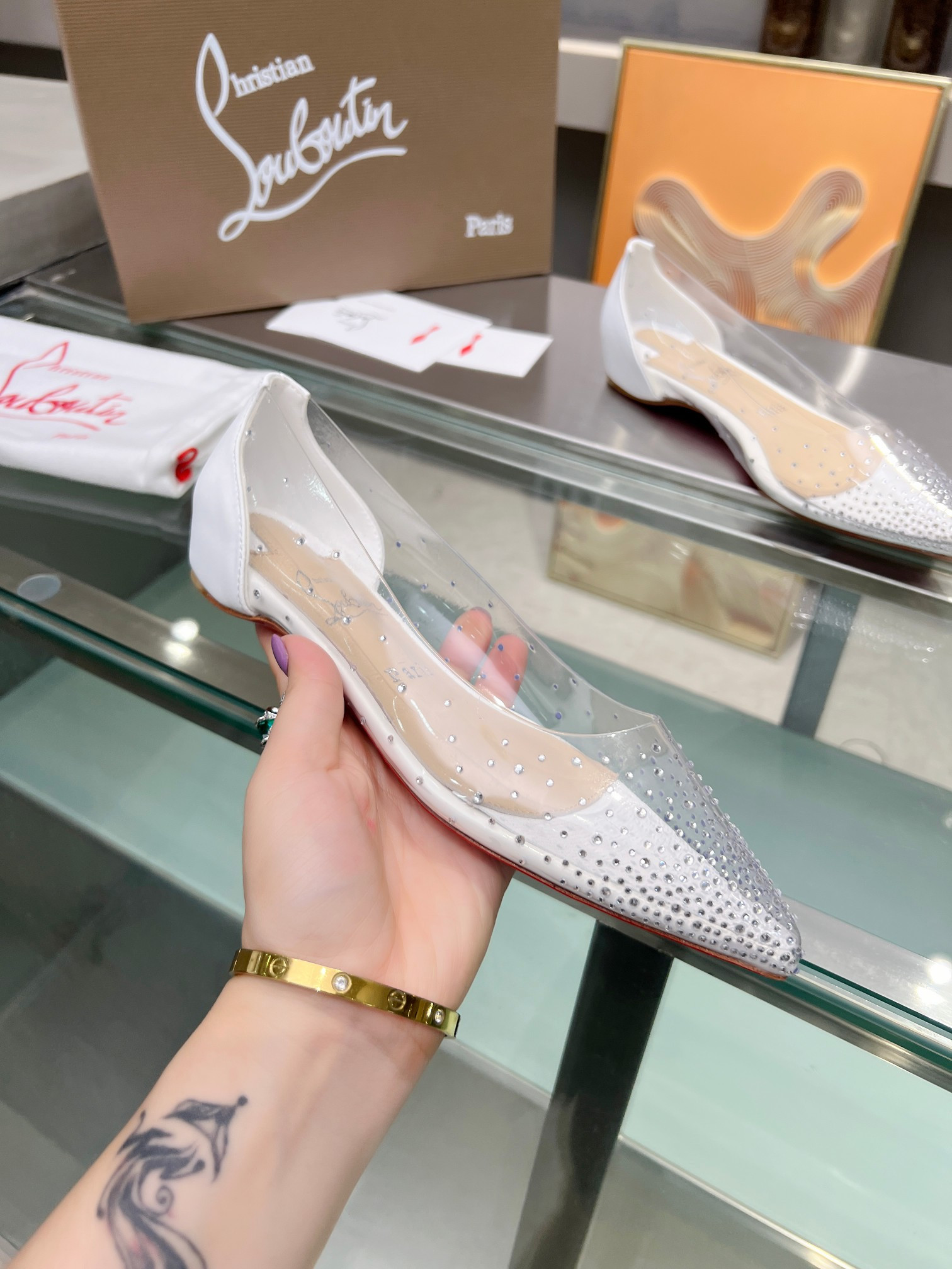ua chr1st1an louboutin cl red-botT0m shoes
