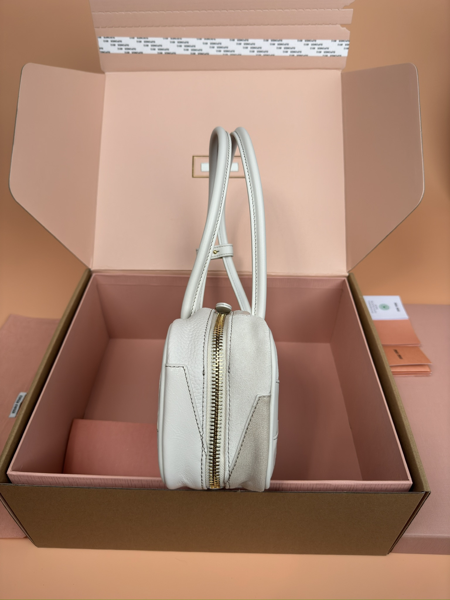 M1v M1v leather beau bag 28×15×9cm