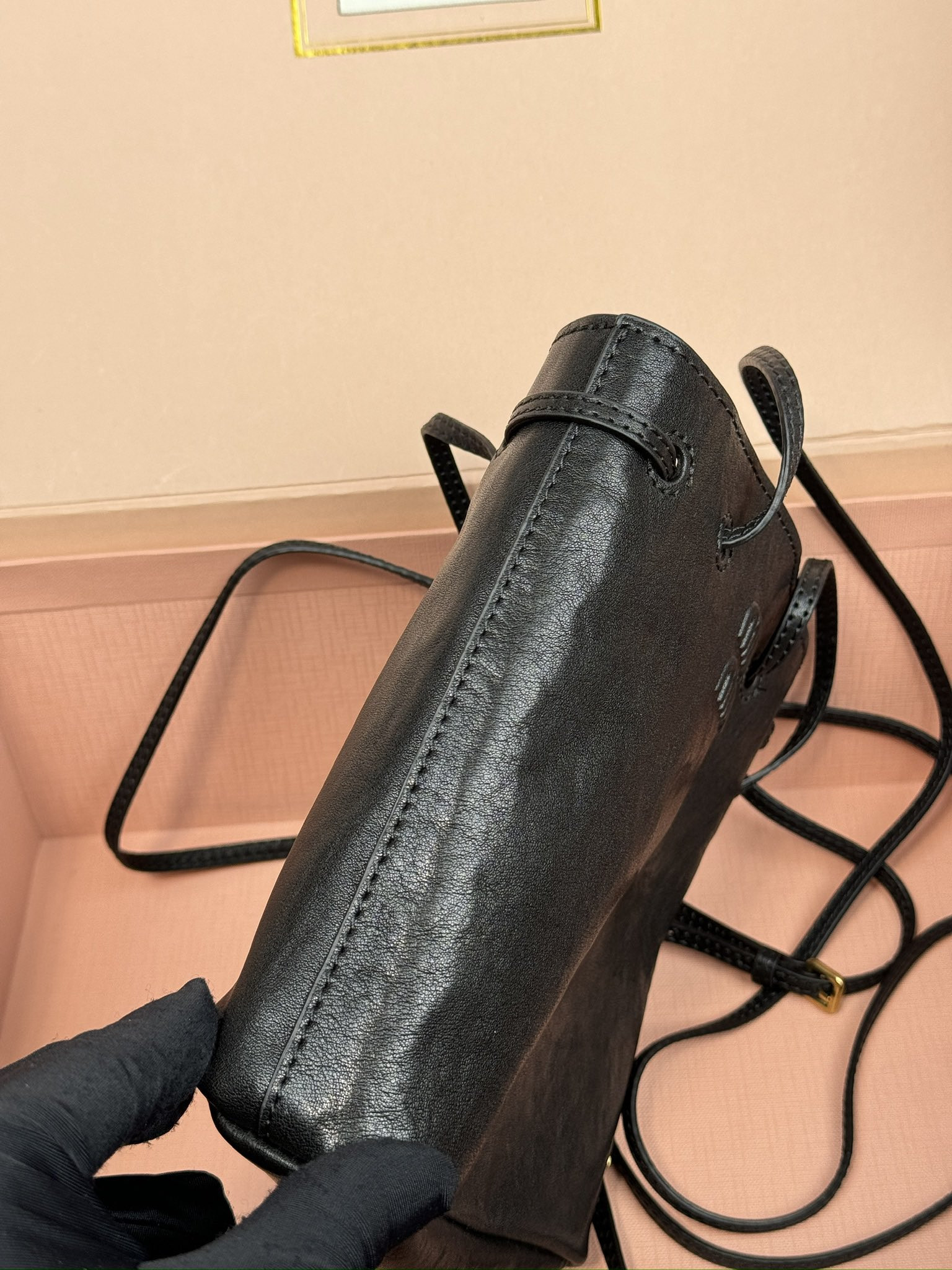 M1v M1v nappa leather mini bag  17x14x6cm