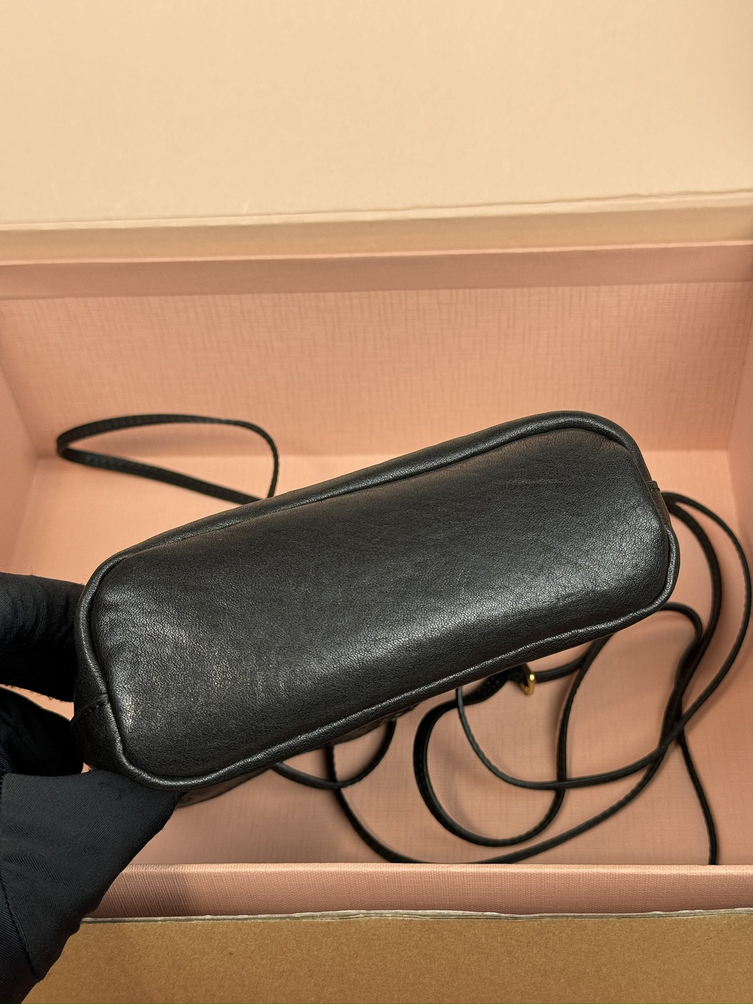 M1v M1v nappa leather mini bag  17x14x6cm