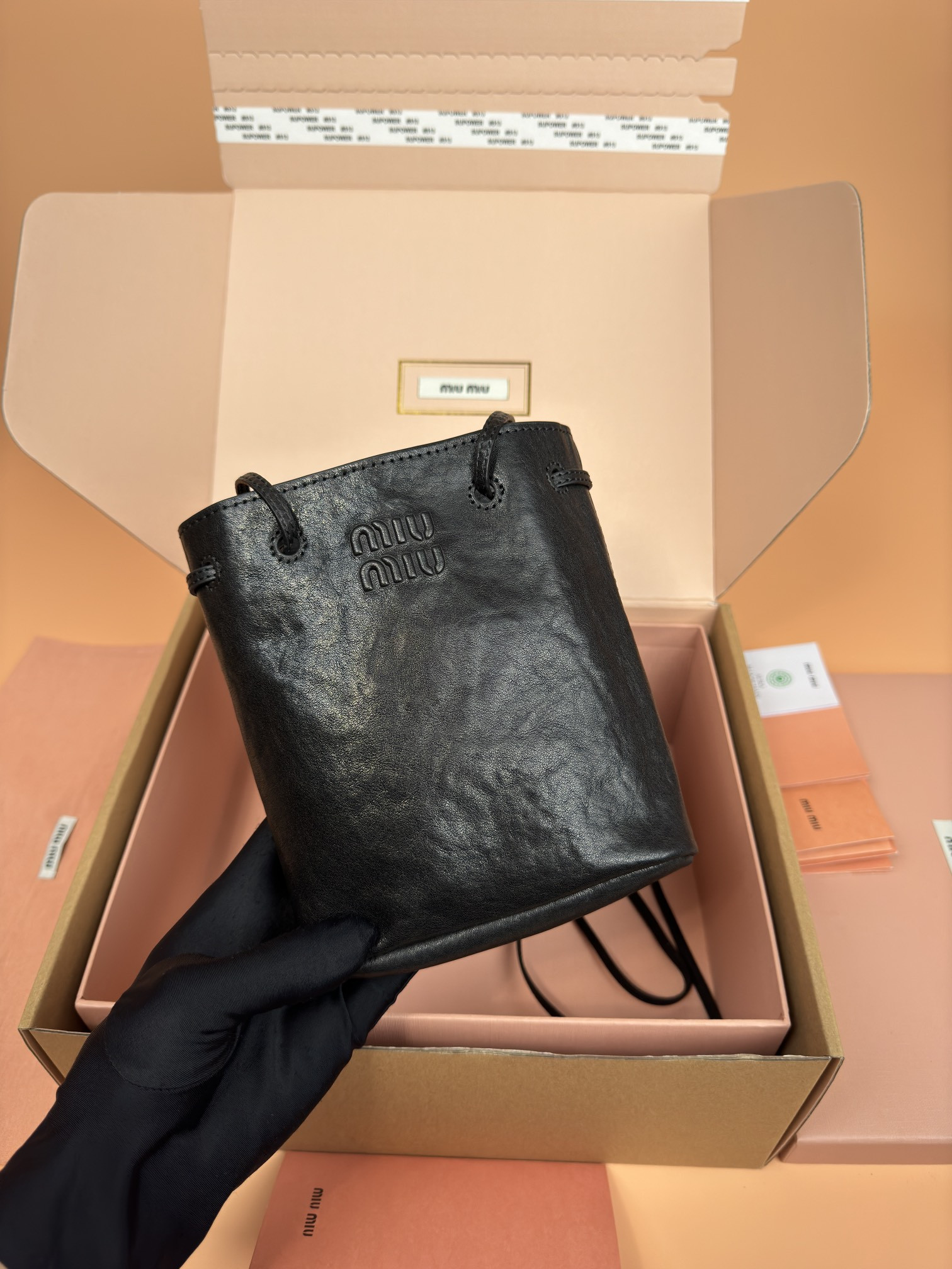 M1v M1v nappa leather mini bag  17x14x6cm