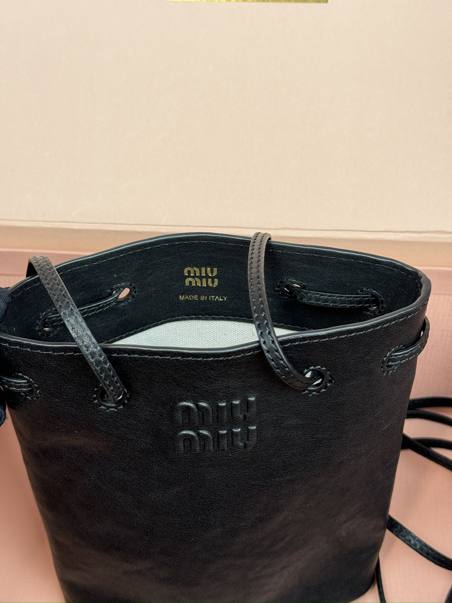 M1v M1v nappa leather mini bag  17x14x6cm
