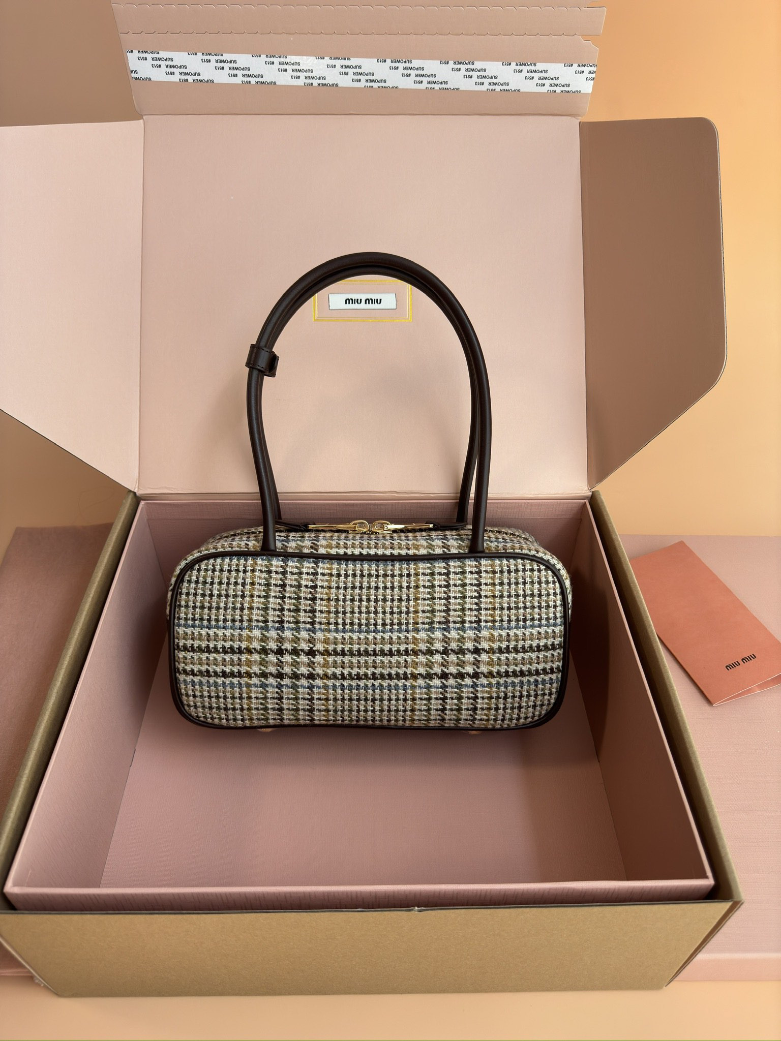 M1v M1v leather beau bag 28×15×9cm