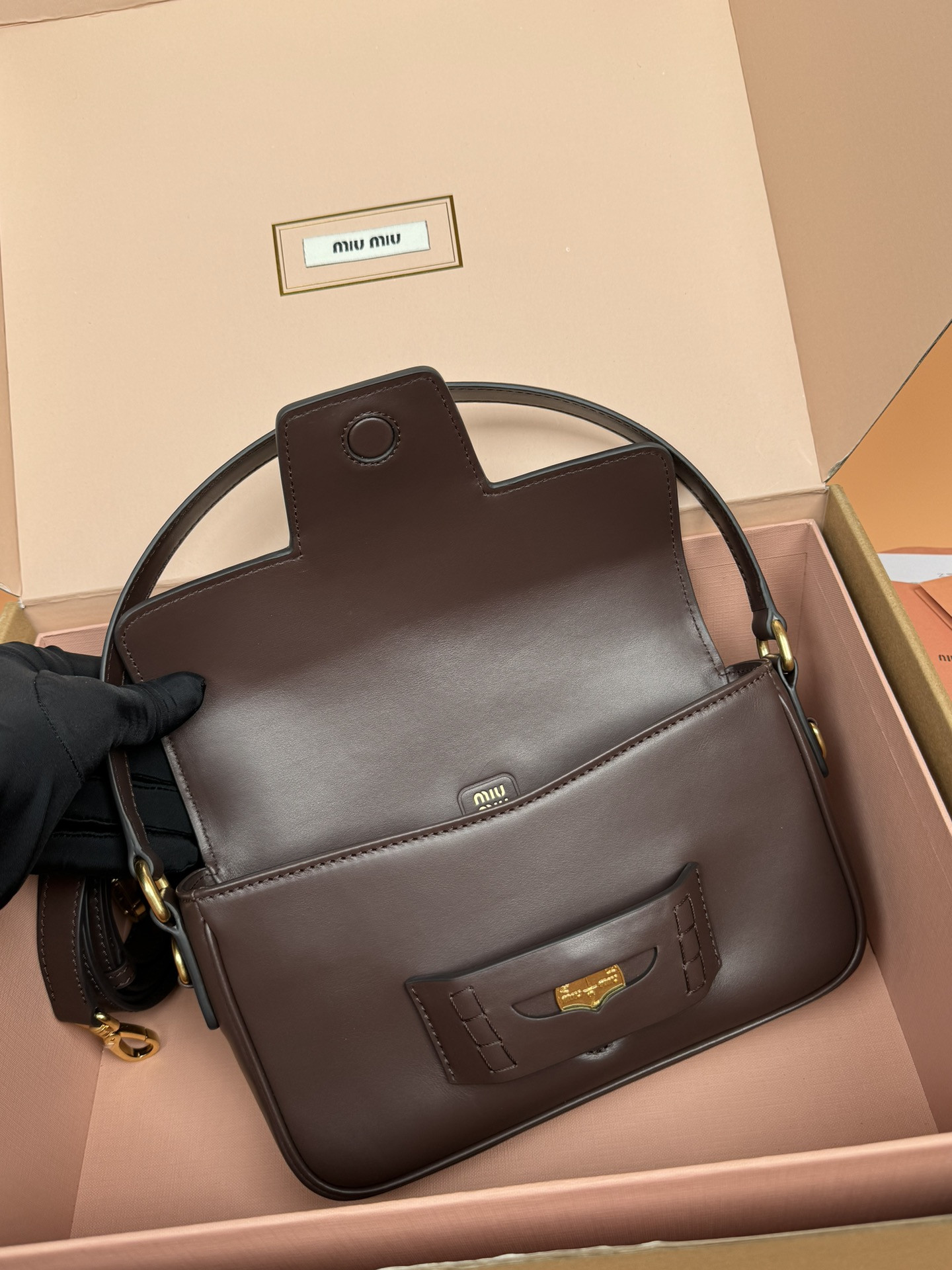 M1v M1v penny leather bag  23×13.5×5cm