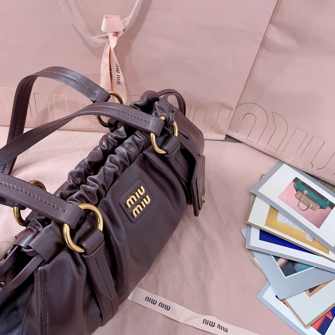 M1v M1v small joie nappa leather bag 16x32x10.5cm