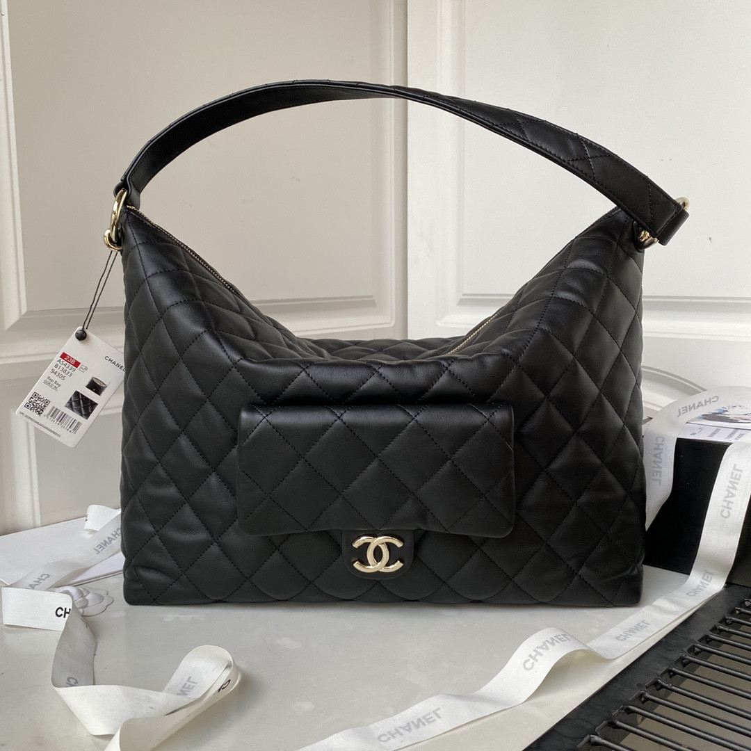 Ch**el Hobo Handbag 37×29.5×13cm