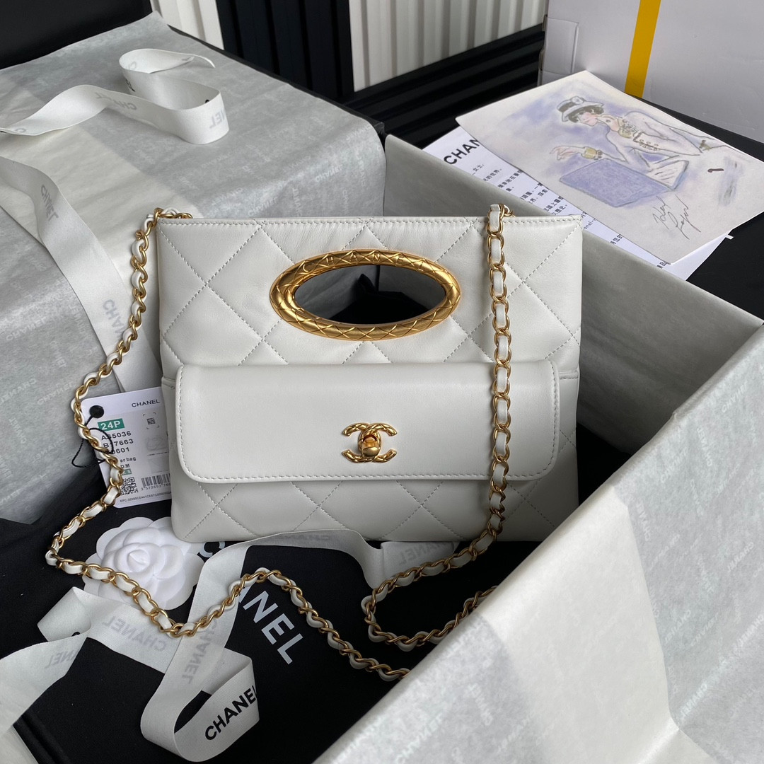 Ch**el 24B Evening Bag 19x25X3cm