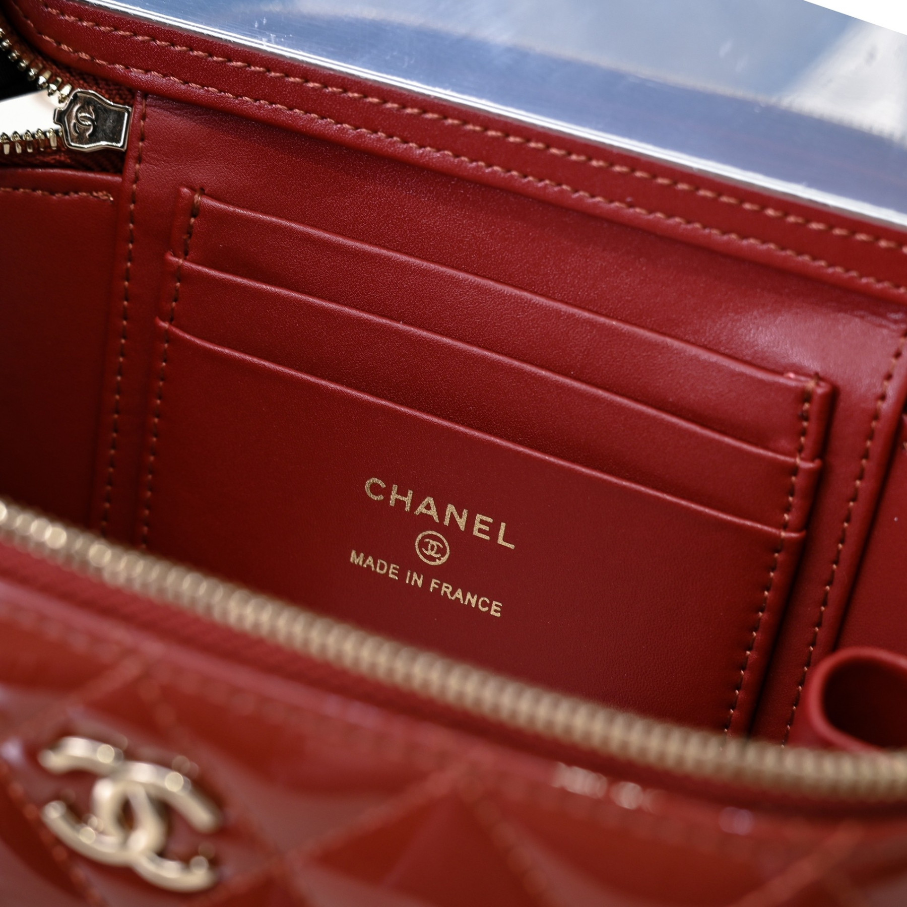 Ch**el Long Vanity with chain 16.5x10x8cm