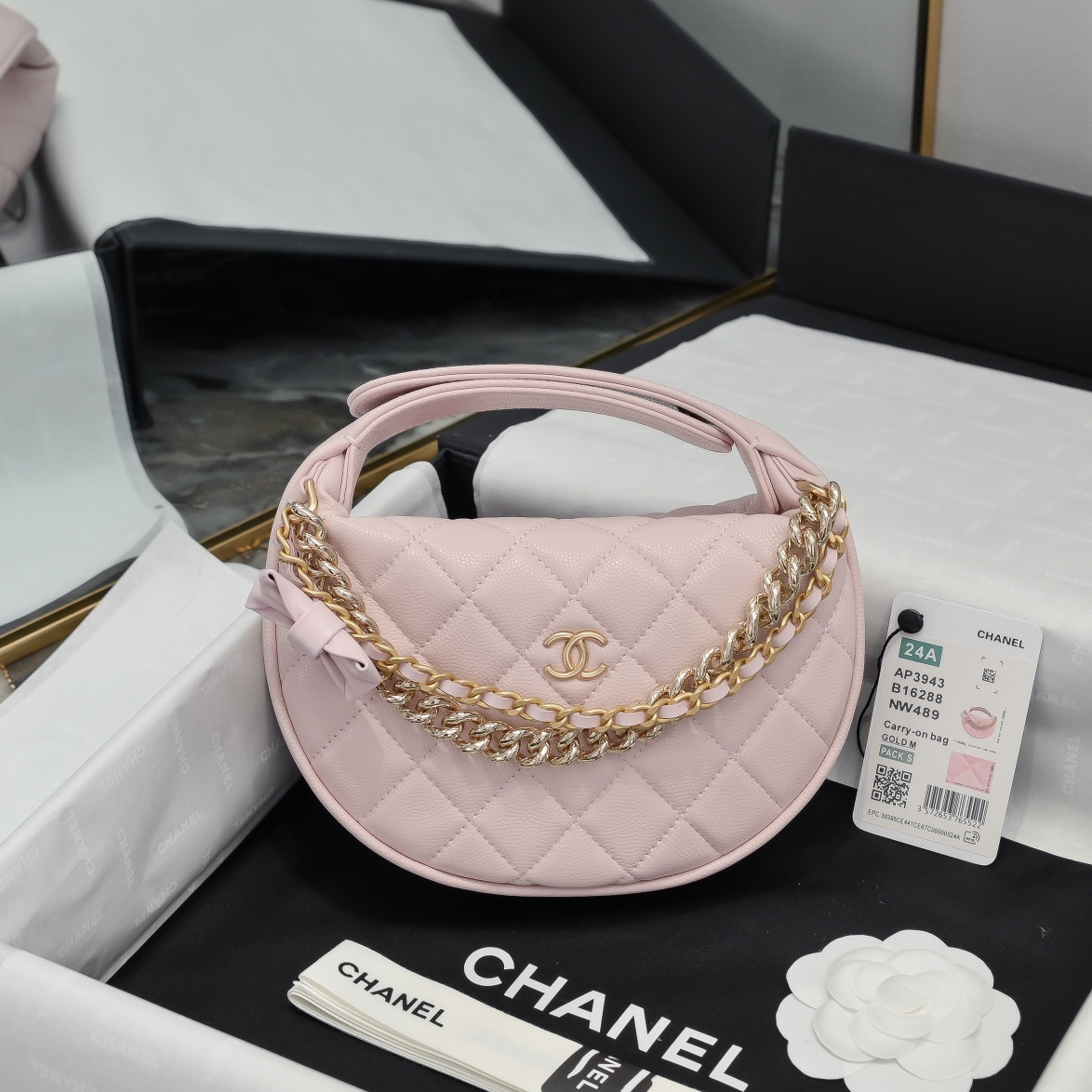 Ch**el Clutch 18x17x8cm