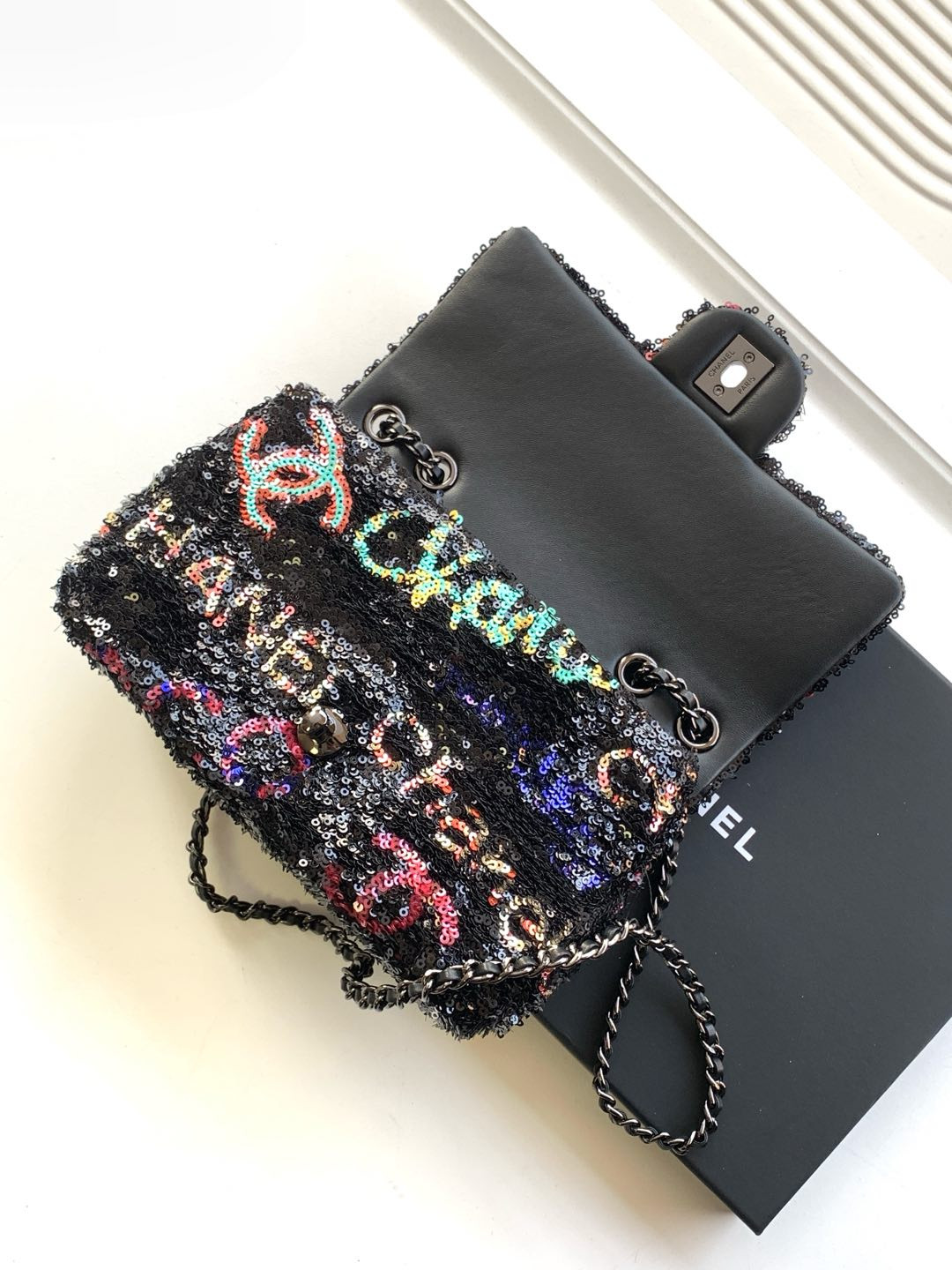 Ch**el Flap Bag 14x21x8cm