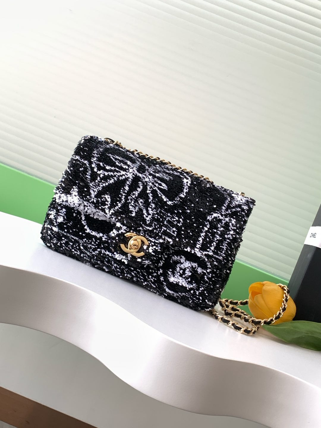 Ch**el Flap Bag 14x21x8cm