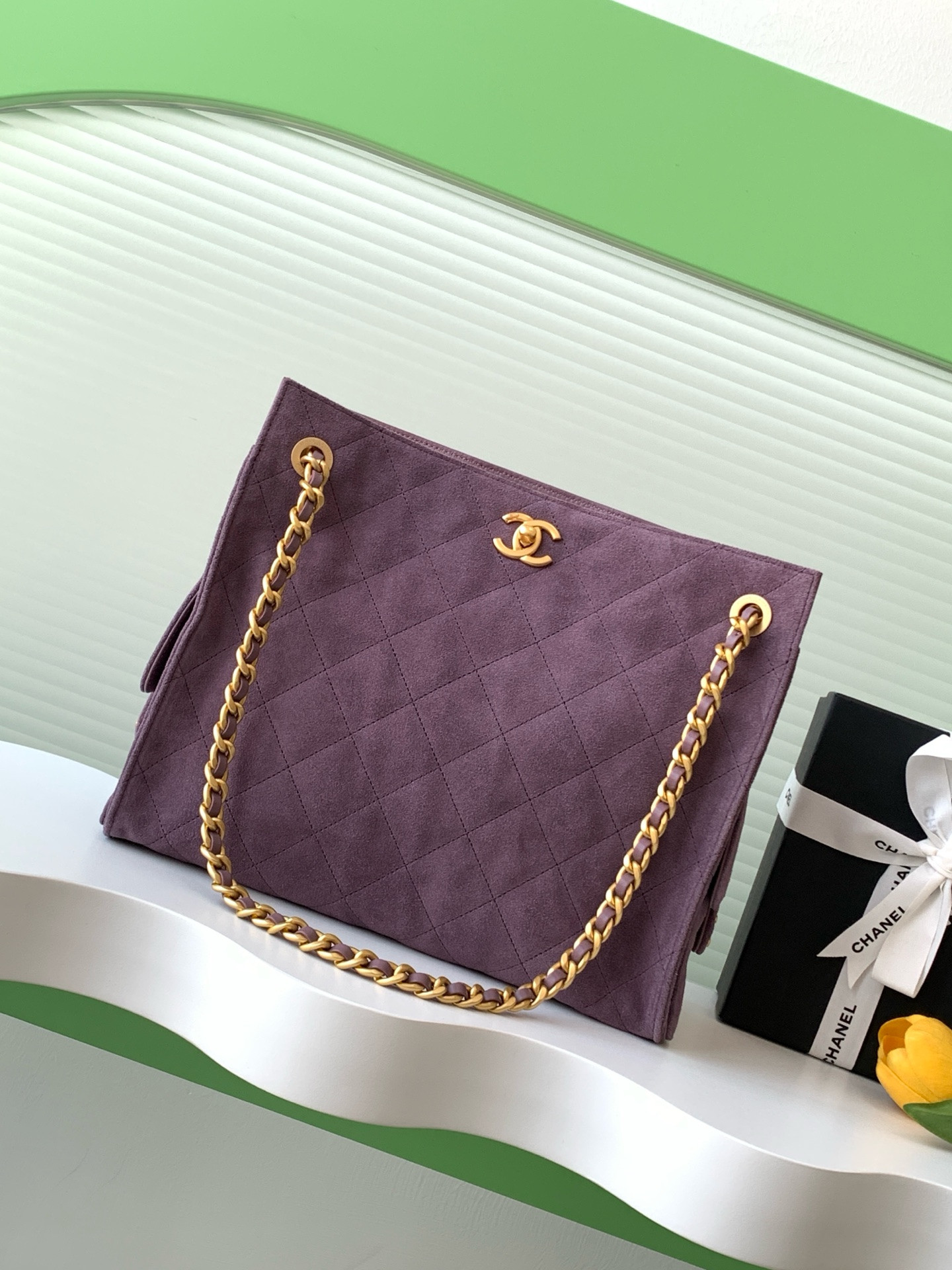 Ch**el shopping bag hobo 26x31x13cm