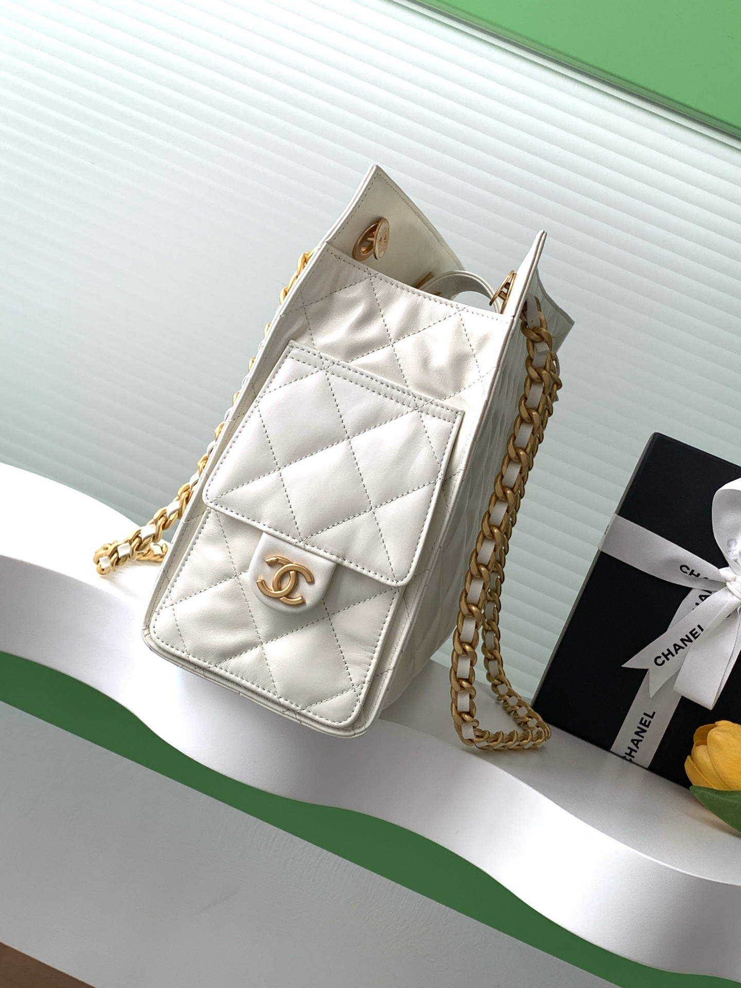 Ch**el shopping bag hobo 26x31x13cm