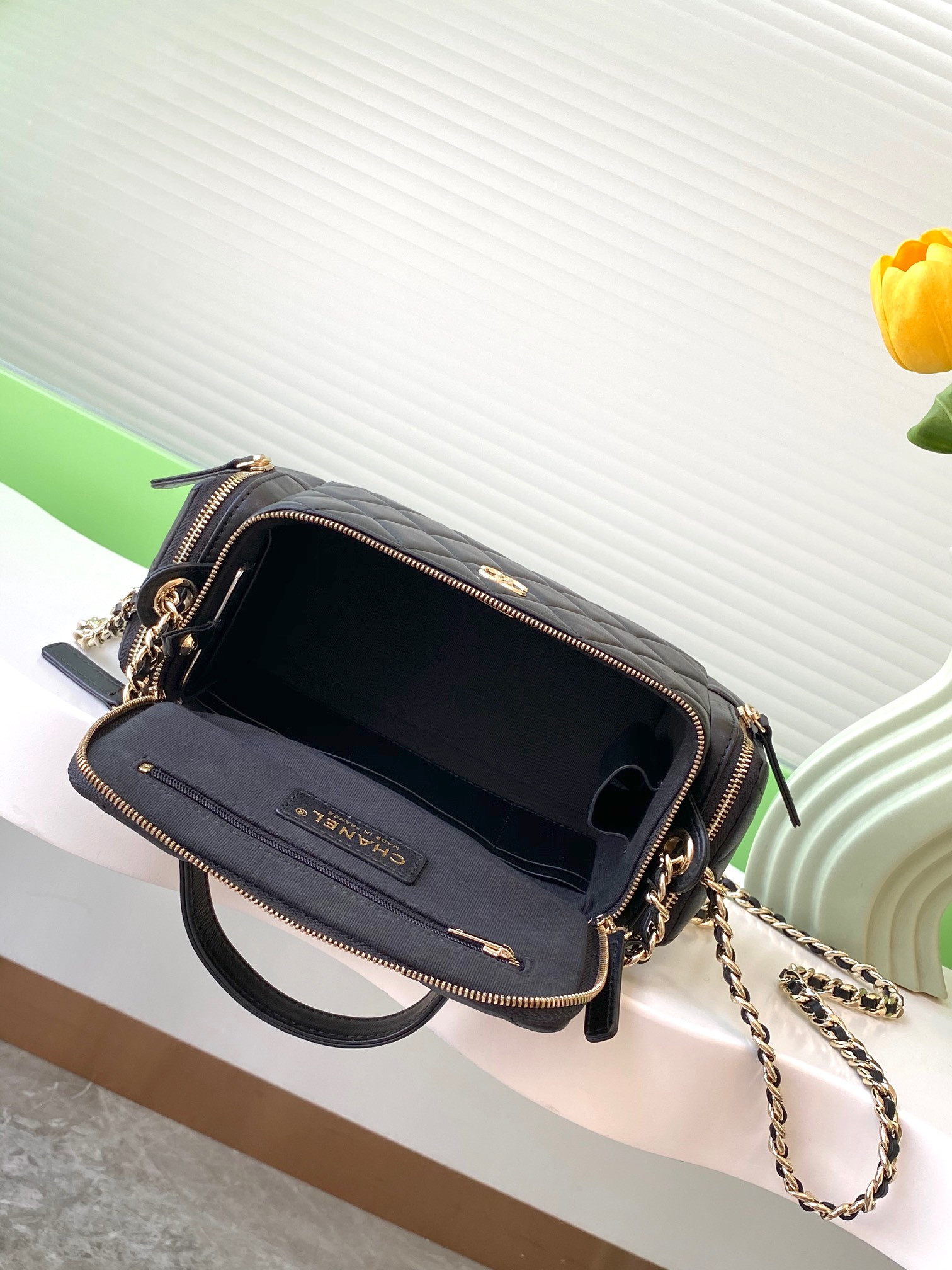 Ch**el Vanity Case 14x23x9cm