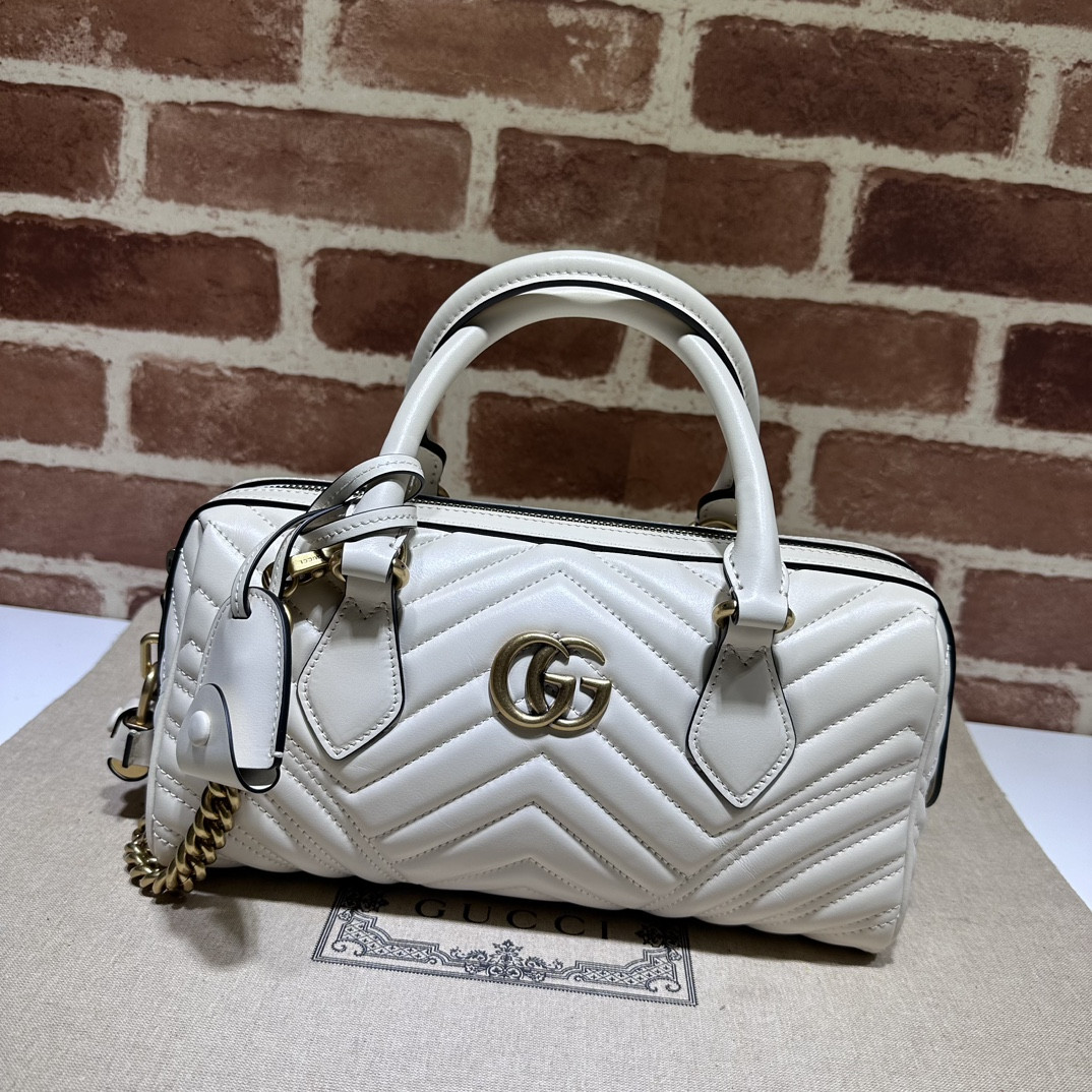 Gvc*1 GG Marmont small top handle bag 27x13.5x10cm
