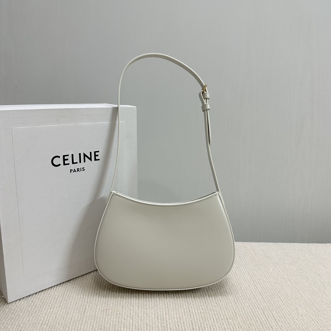 Ce1i*e MEDIUM TILLY BAG in shiny calfskin 22x13.5x4cm