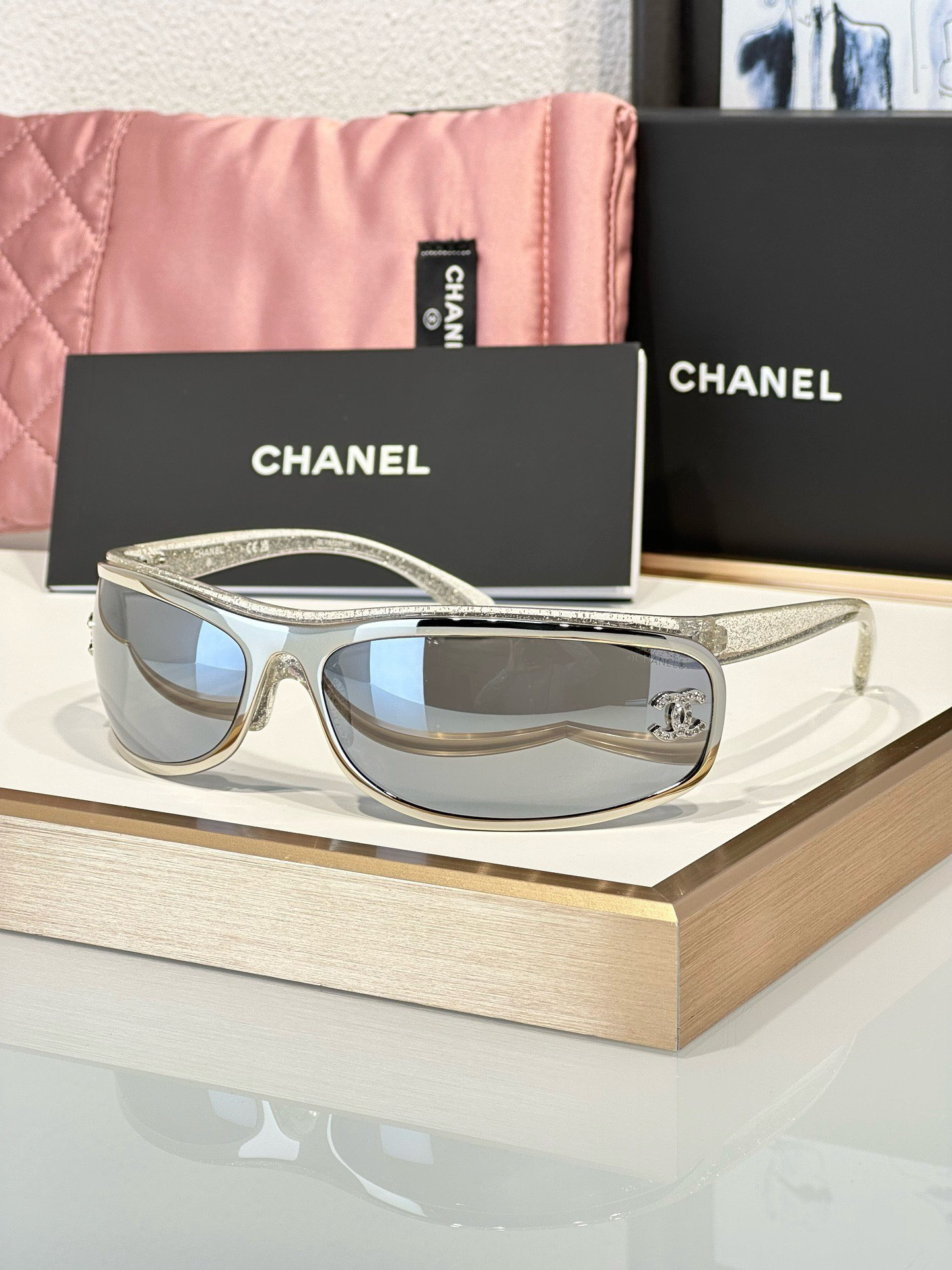 Ch**el Glasses coco neige 71557