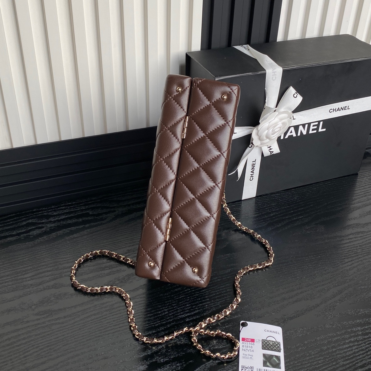 Ch**el Box bag 15x22x7.5cm