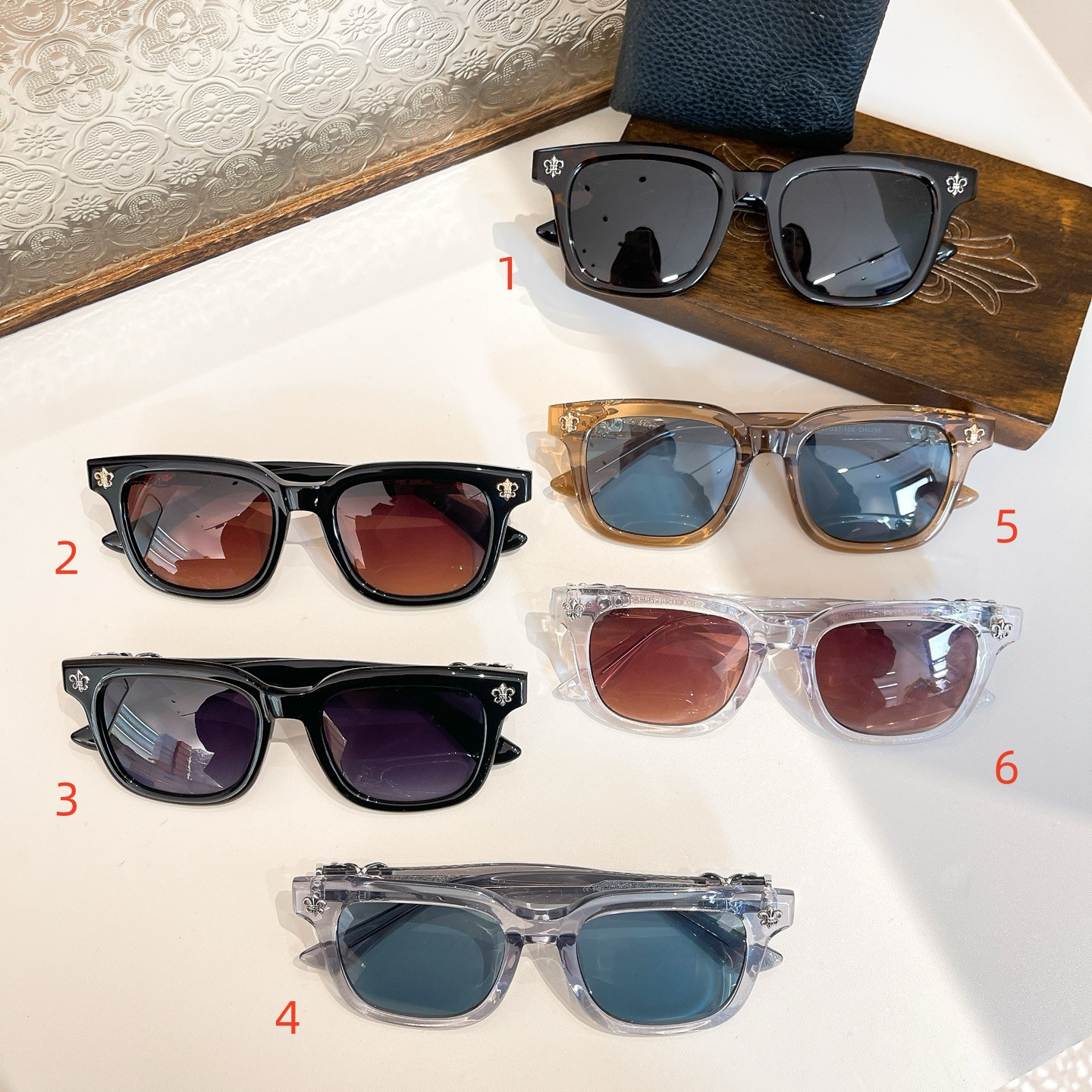 Ch*0me He**ts Glasses CH8298 53-21-150