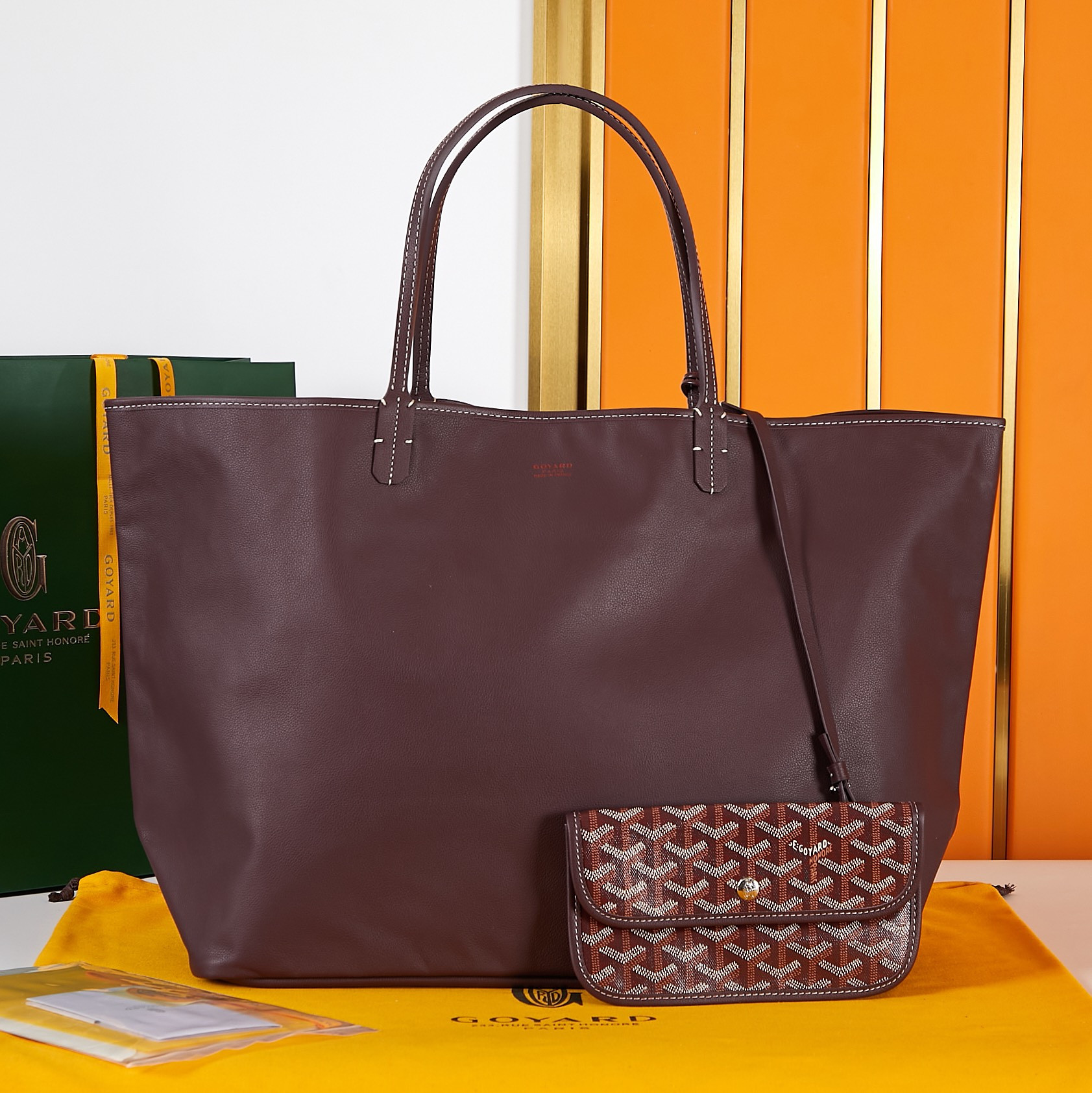 G09ard INE ANJOU Double-sided Shopping Bag 40×20×34cm