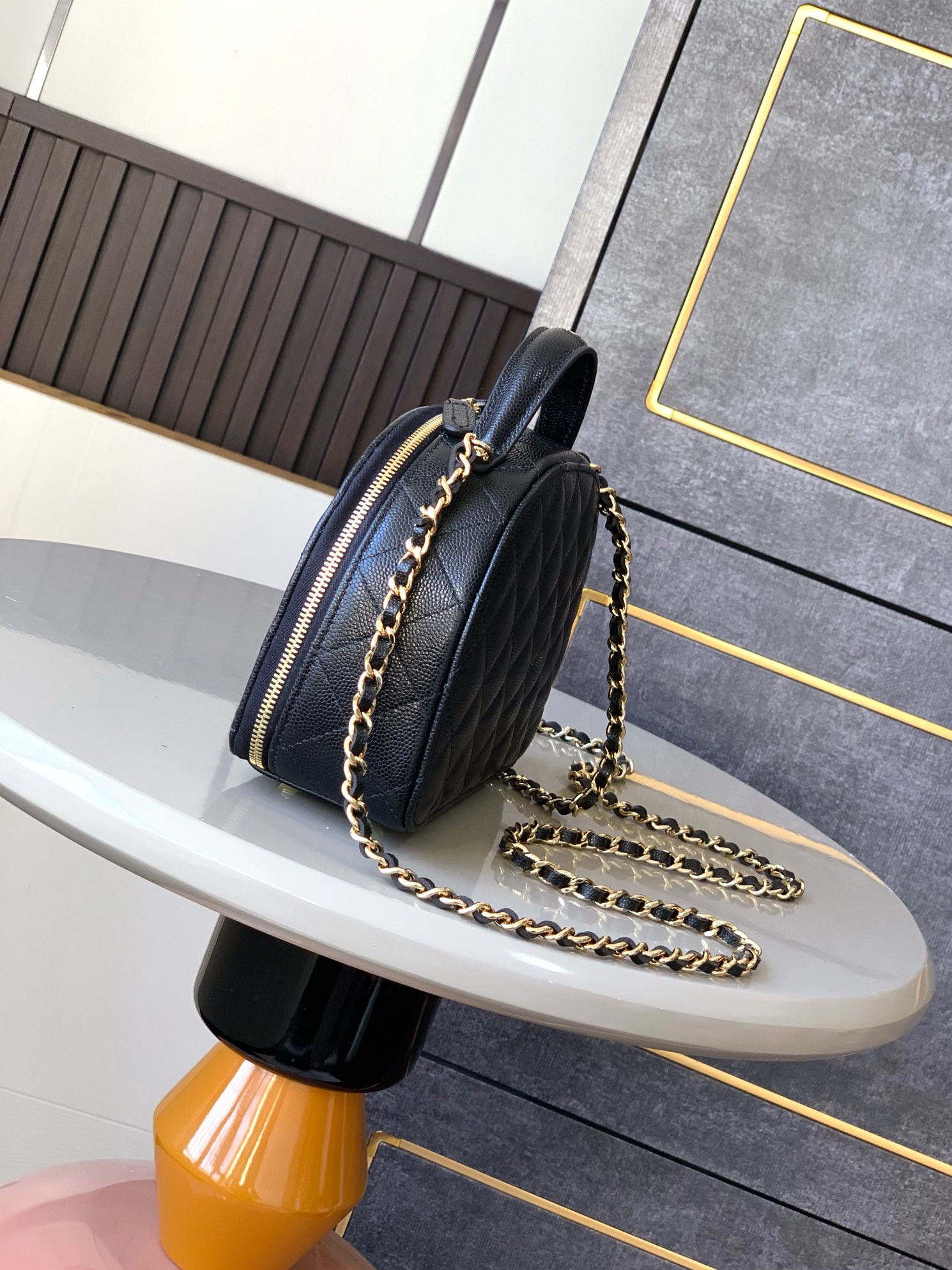 Ch**el Bowling Bag 18.5x13x7cm
