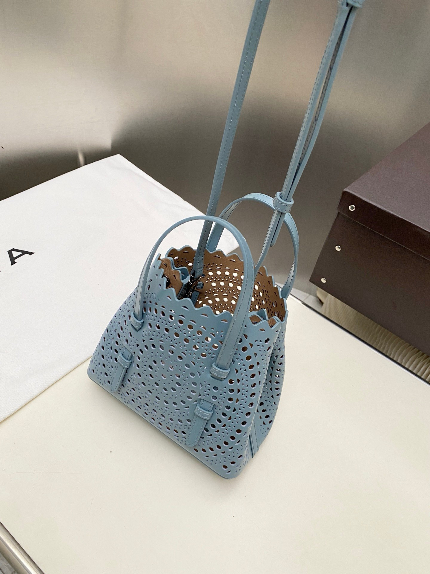 A1a1a Mina 20 bag In Vienne Wave 20x17x10cm