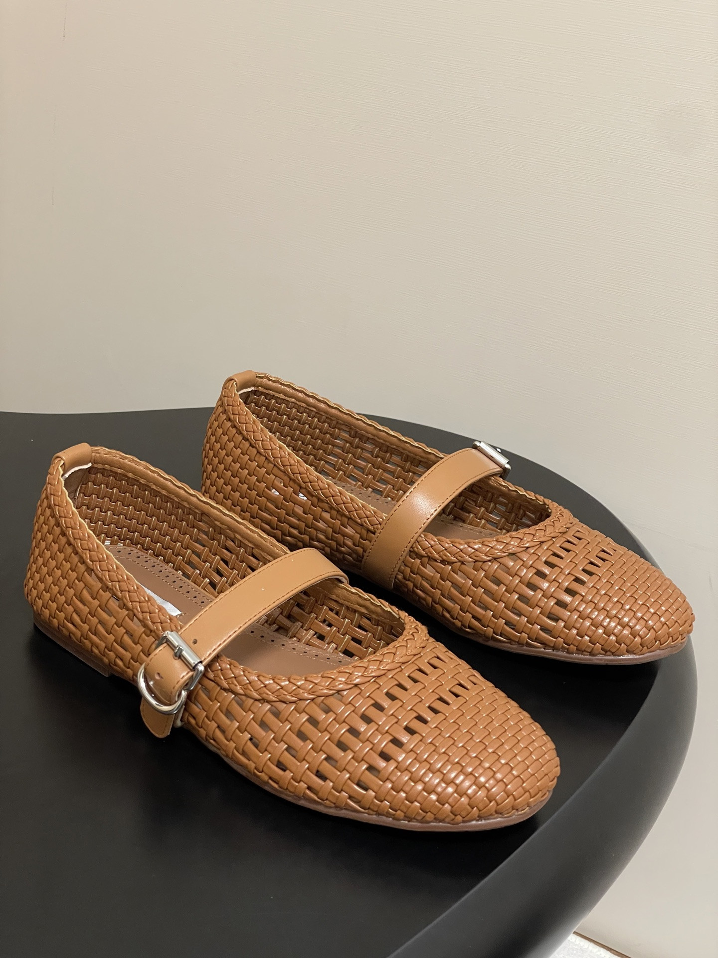 ua alaïa hollow woven mary jane flats(cusT0mized size 7-10 days production time)