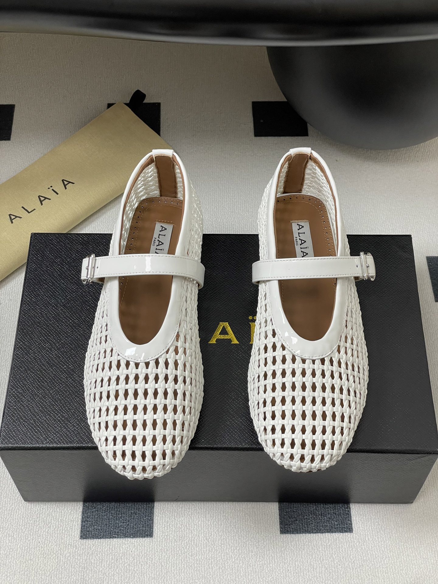 ua alaïa braided ballet flats(cusT0mized size 7-10 days production time)