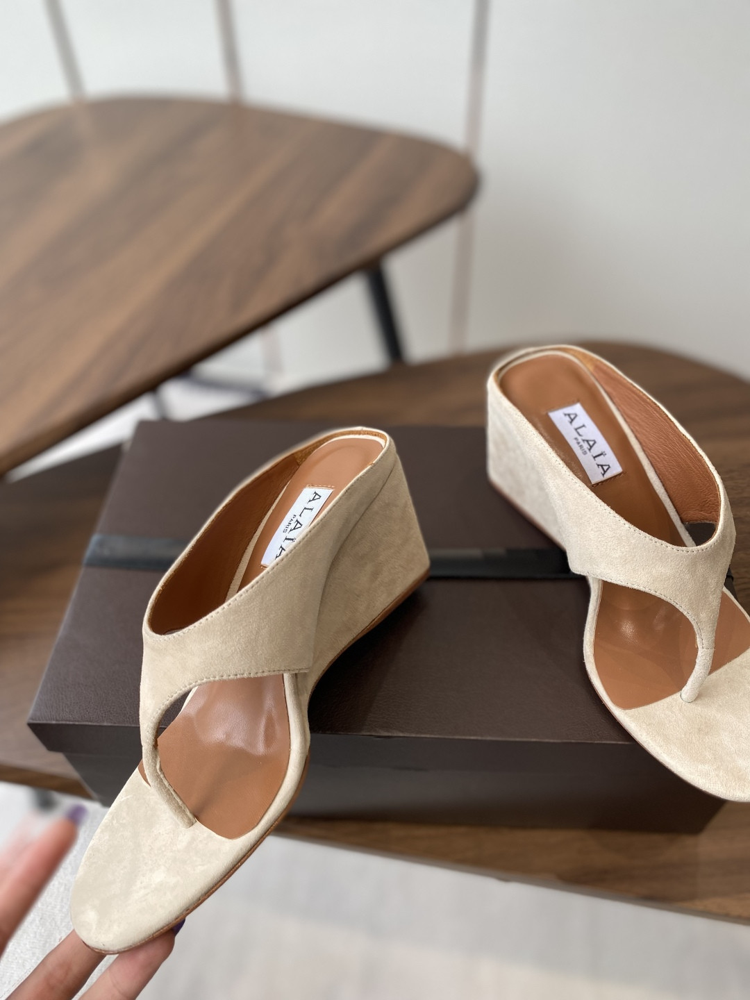 ua a1a1a wedge cube satin sandal(cusT0mized size 7-10 days production time)