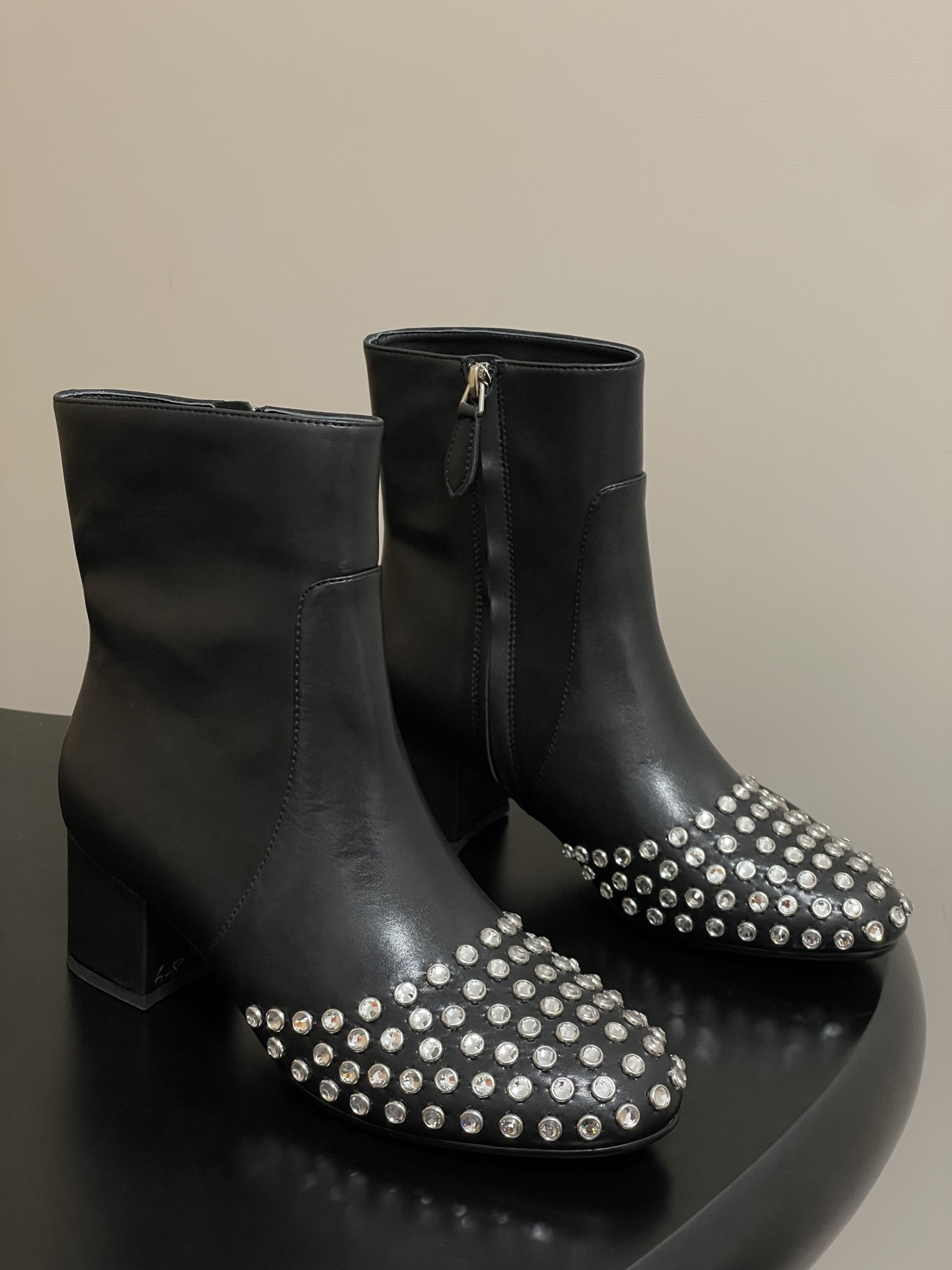 ua a1a1a crystal d1am0nd boots 5.5cm heel(cusT0mized size 7-10 days production time)