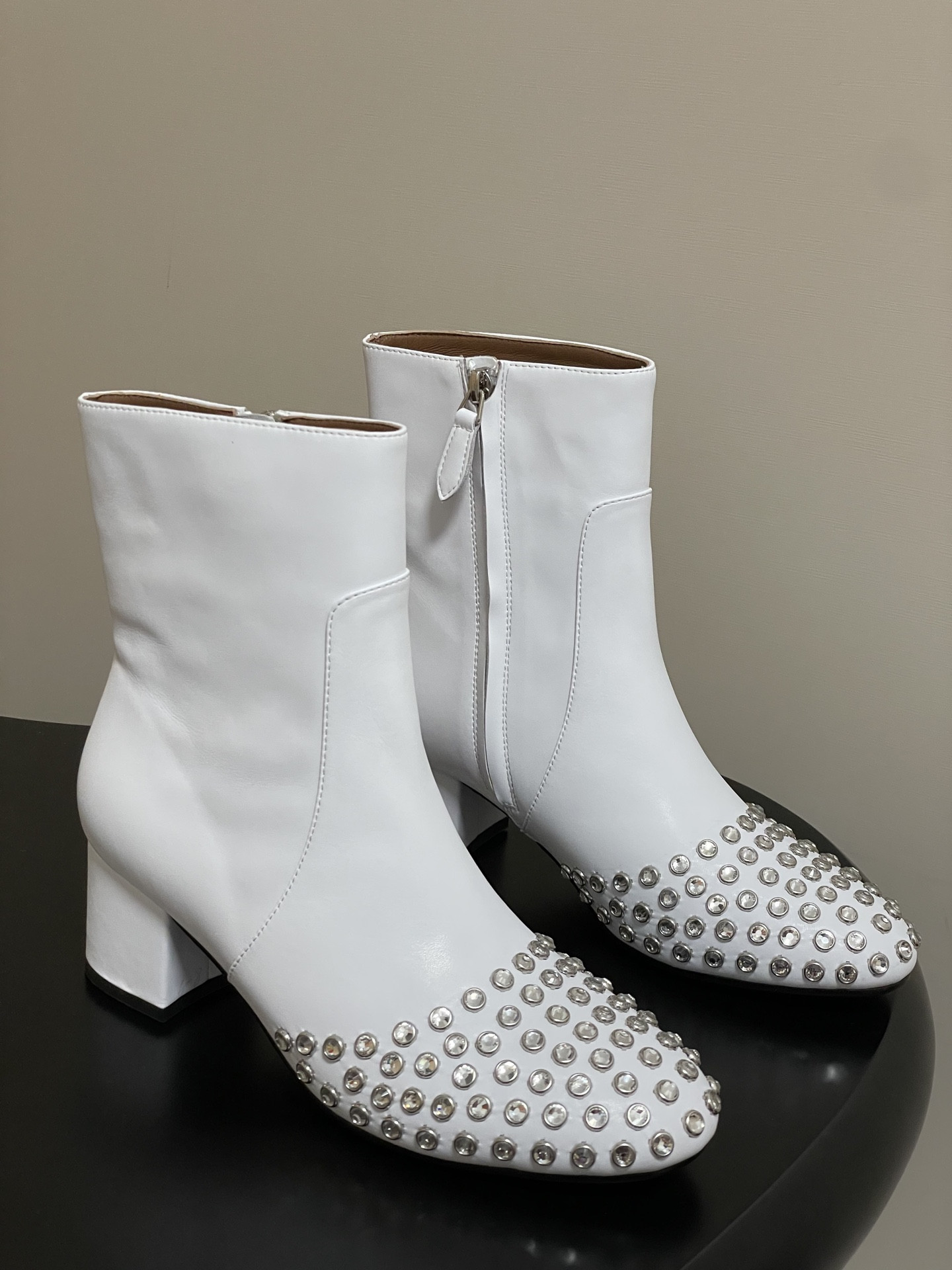 ua a1a1a crystal d1am0nd boots 5.5cm heel(cusT0mized size 7-10 days production time)