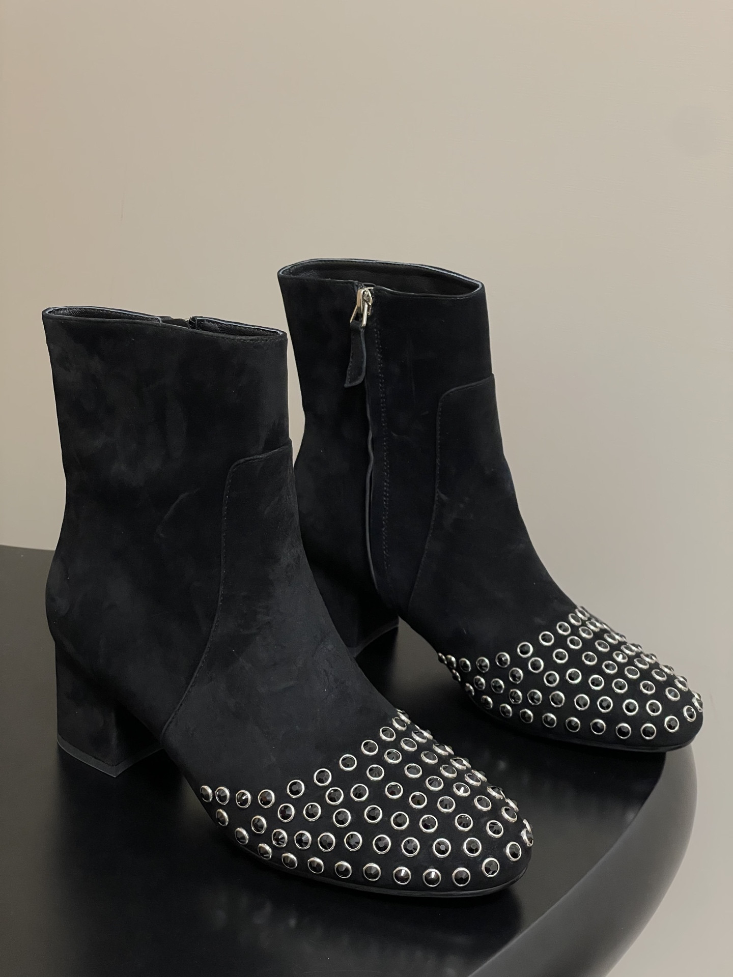 ua a1a1a crystal d1am0nd boots 5.5cm heel(cusT0mized size 7-10 days production time)